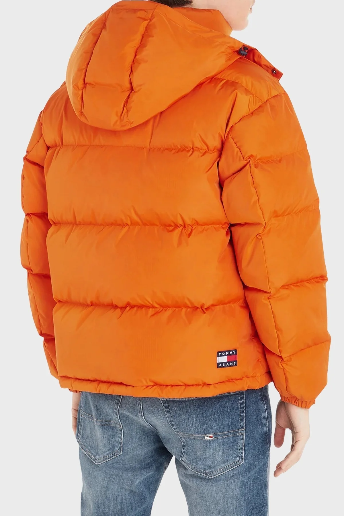 Tommy Jeans Regular Fit Kuş Tüyü Dolgulu Dik Yaka Şişme Erkek Mont DM0DM15445 SFQ ORANJ - 2
