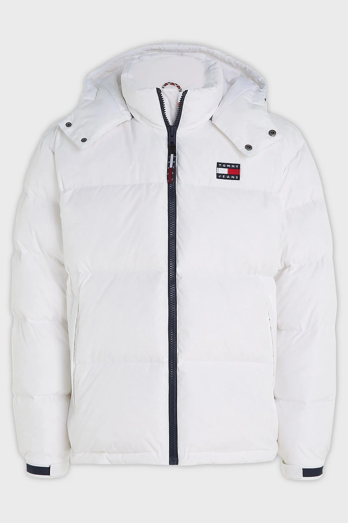 Tommy Jeans Regular Fit Kuş Tüyü Dolgulu Dik Yaka Şişme Erkek Mont DM0DM15445 YBR BEYAZ - 6