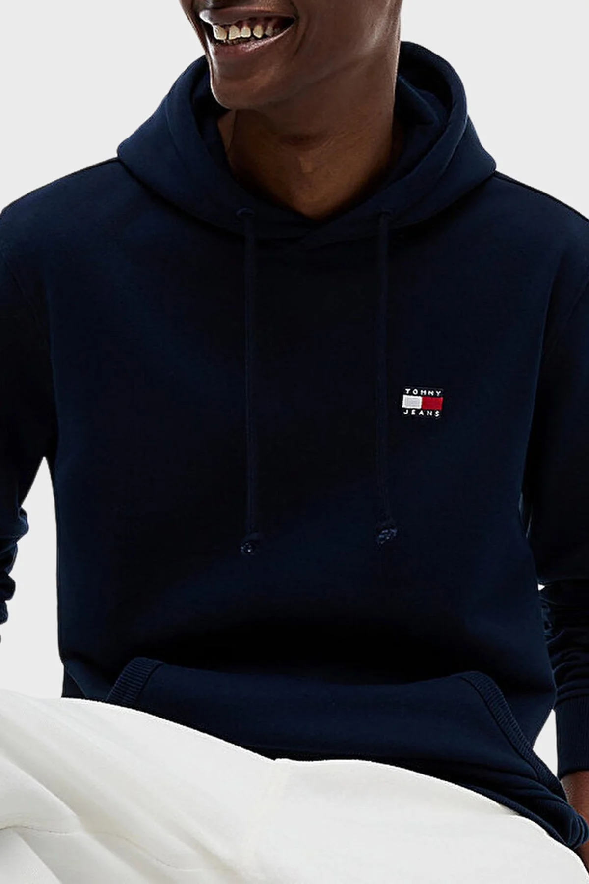 Tommy Jeans Regular Fit Pamuklu Kapüşonlu Erkek Sweat DM0DM21922 C1G Lacivert - 3