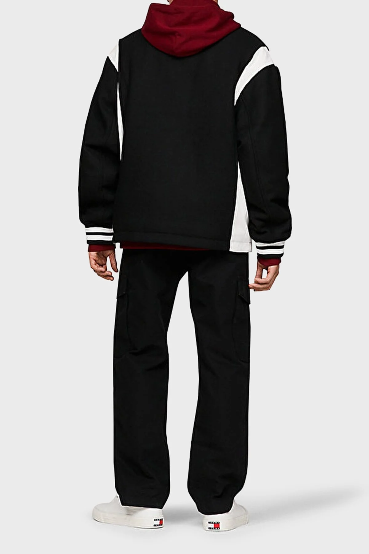 Tommy Jeans Relaxed Fit Bomber Erkek Ceket DM0DM17223 BDS SİYAH - 3