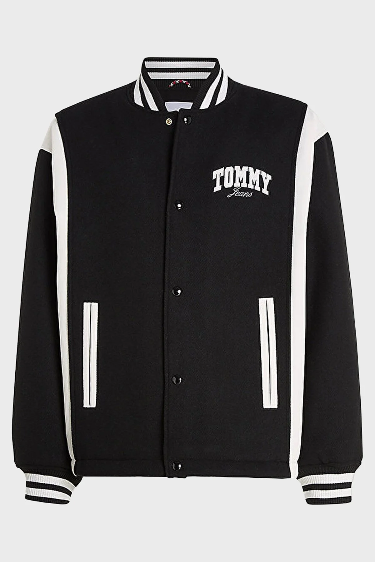 Tommy Jeans Relaxed Fit Bomber Erkek Ceket DM0DM17223 BDS SİYAH - 5