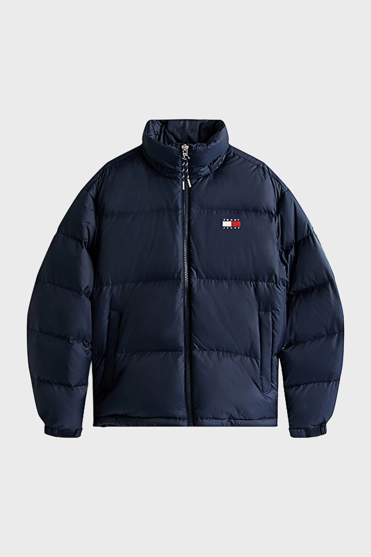 Tommy Jeans Relaxed Fit Çıkarılabilir Kapüşonlu Su İtici Şişme Erkek Mont DM0DM22036 C1G LACİVERT - 6