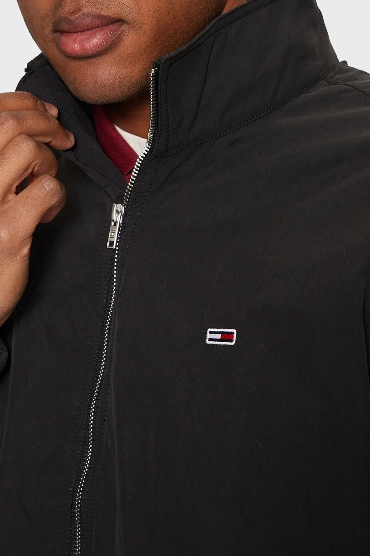 Tommy Jeans Relaxed Fit Dik Yaka Erkek Ceket DM0DM20655 BDS SİYAH - 10