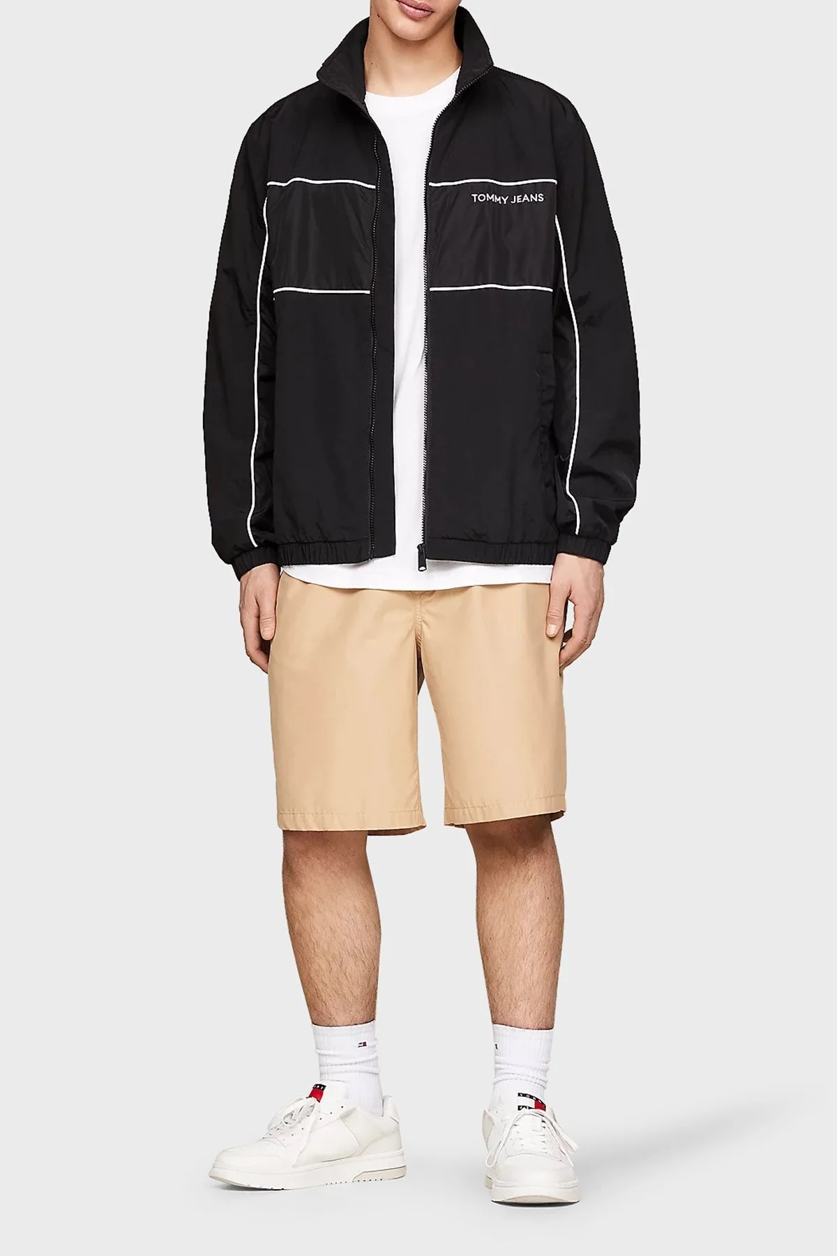 Tommy Jeans Relaxed Fit Dik Yaka Spor Erkek Ceket DM0DM18694 BDS SİYAH - 3