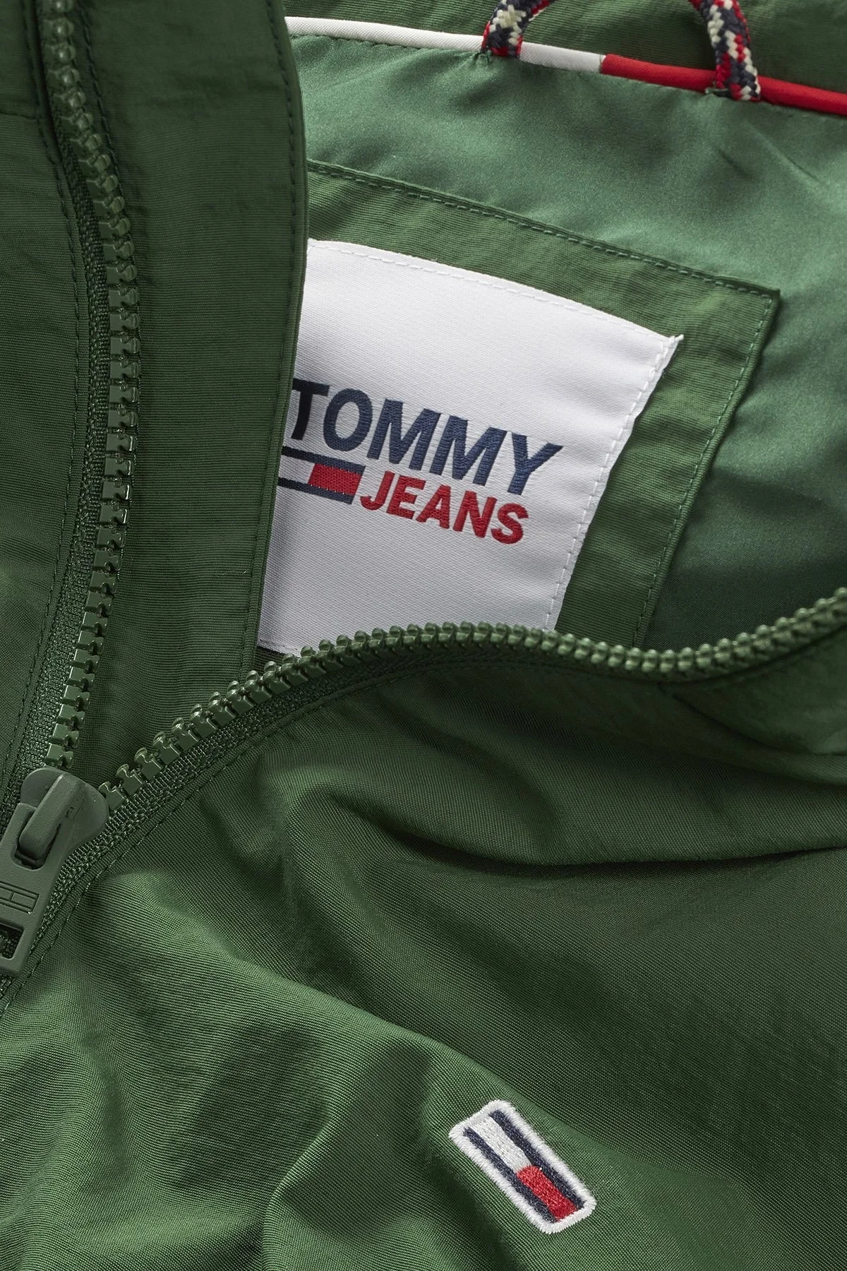 Tommy Jeans Relaxed Fit Fermuarlı Mevsimlik Erkek Mont DM0DM15916 L2M YEŞİL - 4