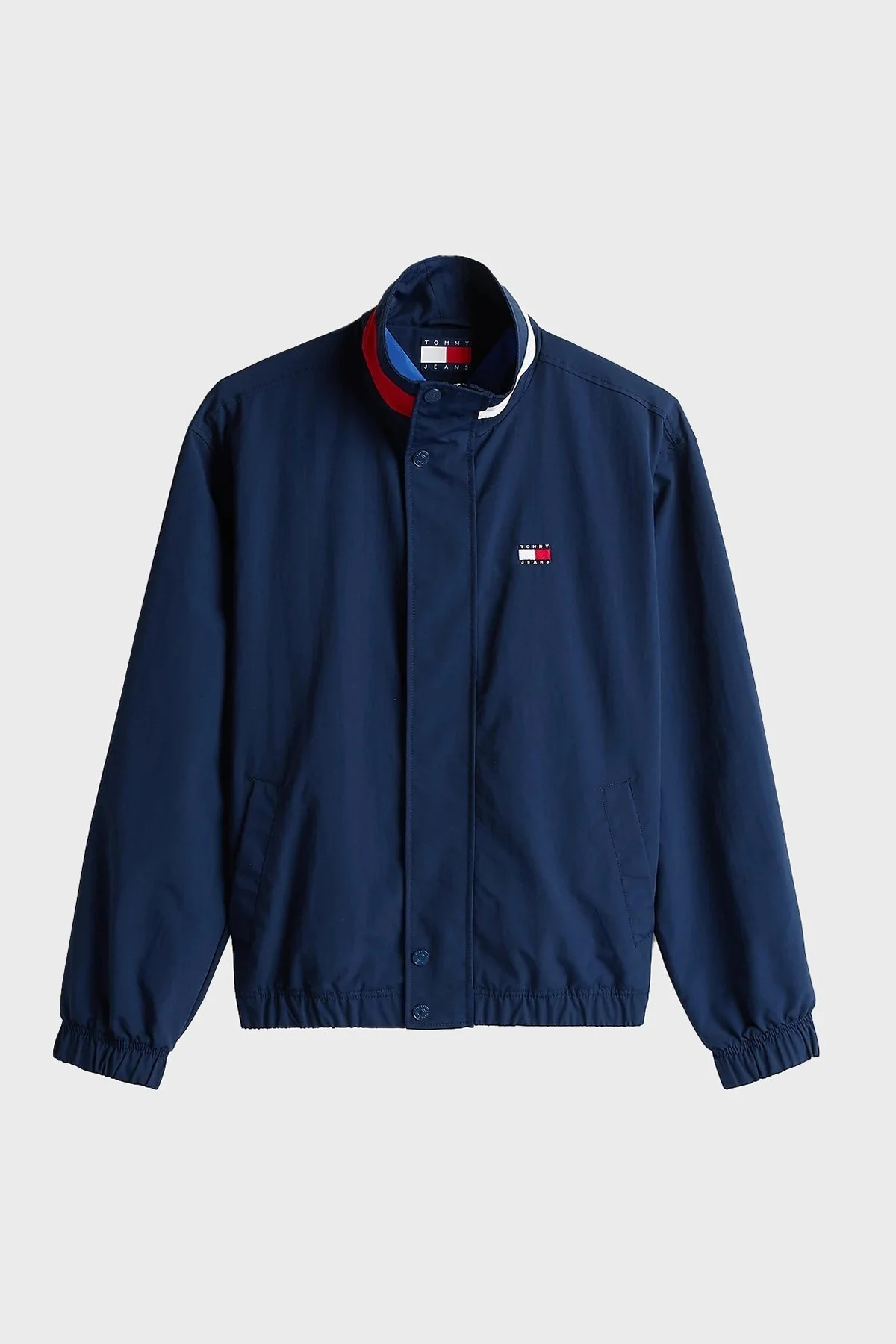 Tommy Jeans Relaxed Fit Renk Bloklu Yaka Su İtici Erkek Mont DM0DM20900 C1G LACİVERT - 5