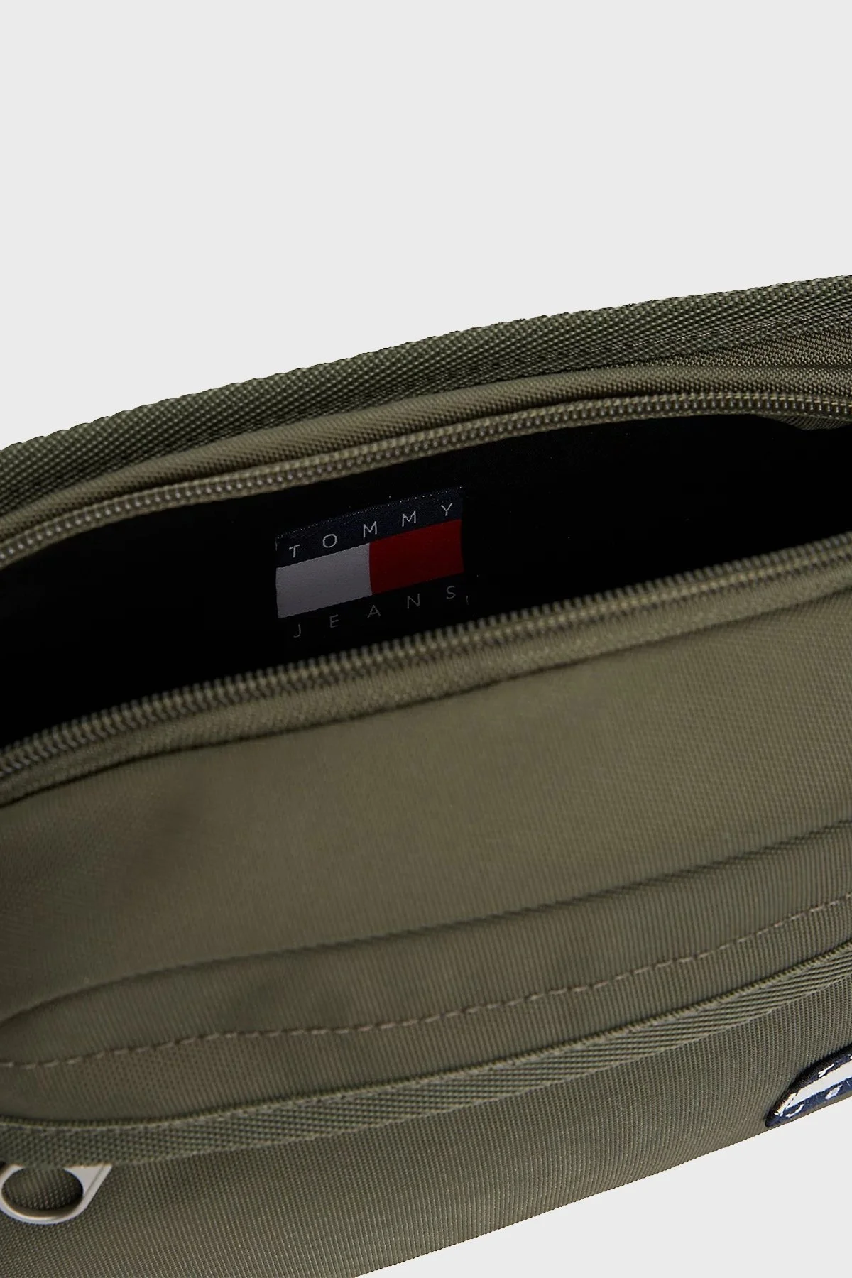 Tommy Jeans Renk Bloklu Ayarlanabilir Askılı Erkek Bel Çantası AM0AM13267 MRH KOYU YEŞİL - 4