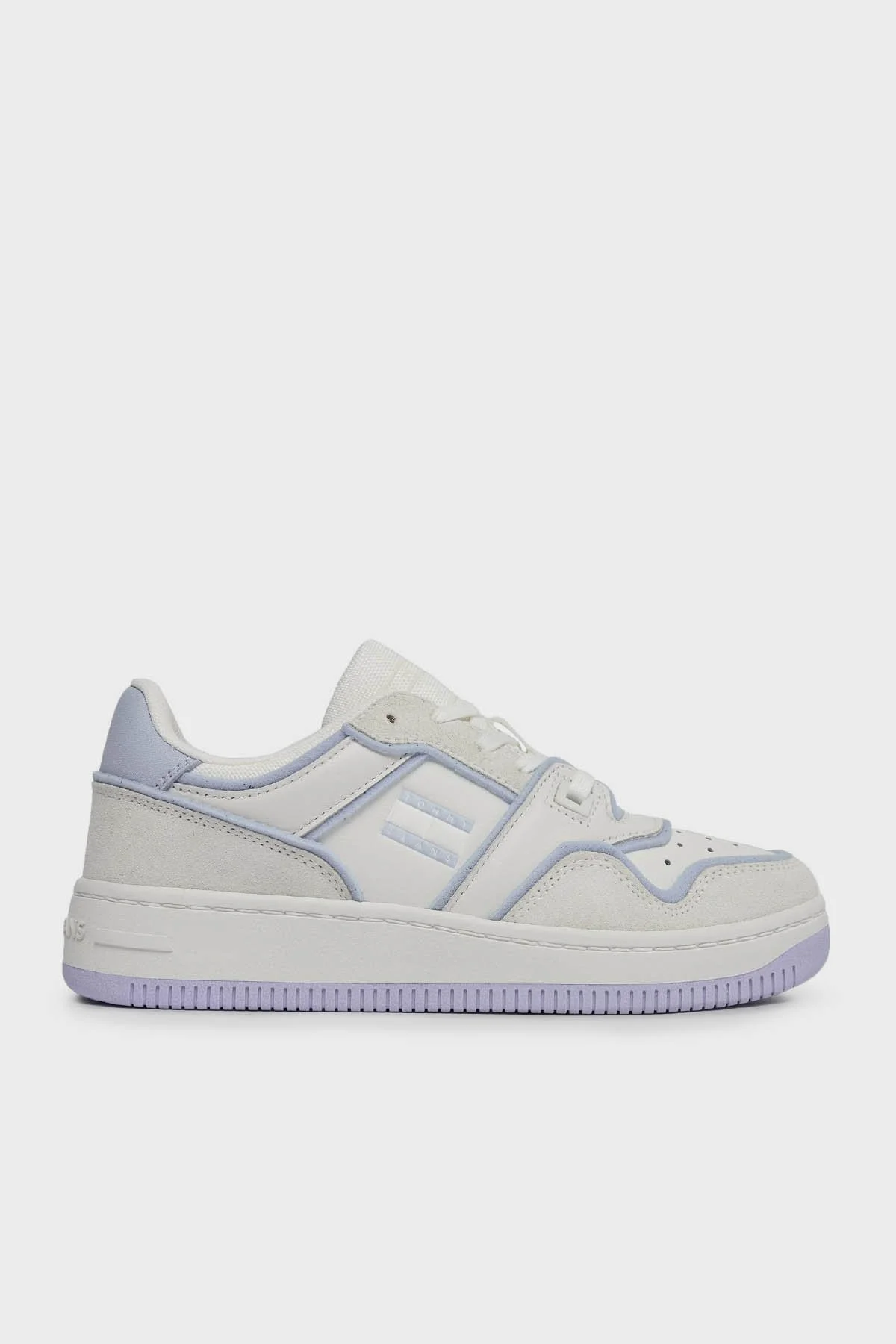 Tommy Jeans Retro Deri Sneaker Bayan Ayakkabı EN0EN02420 YBL BEYAZ - 1