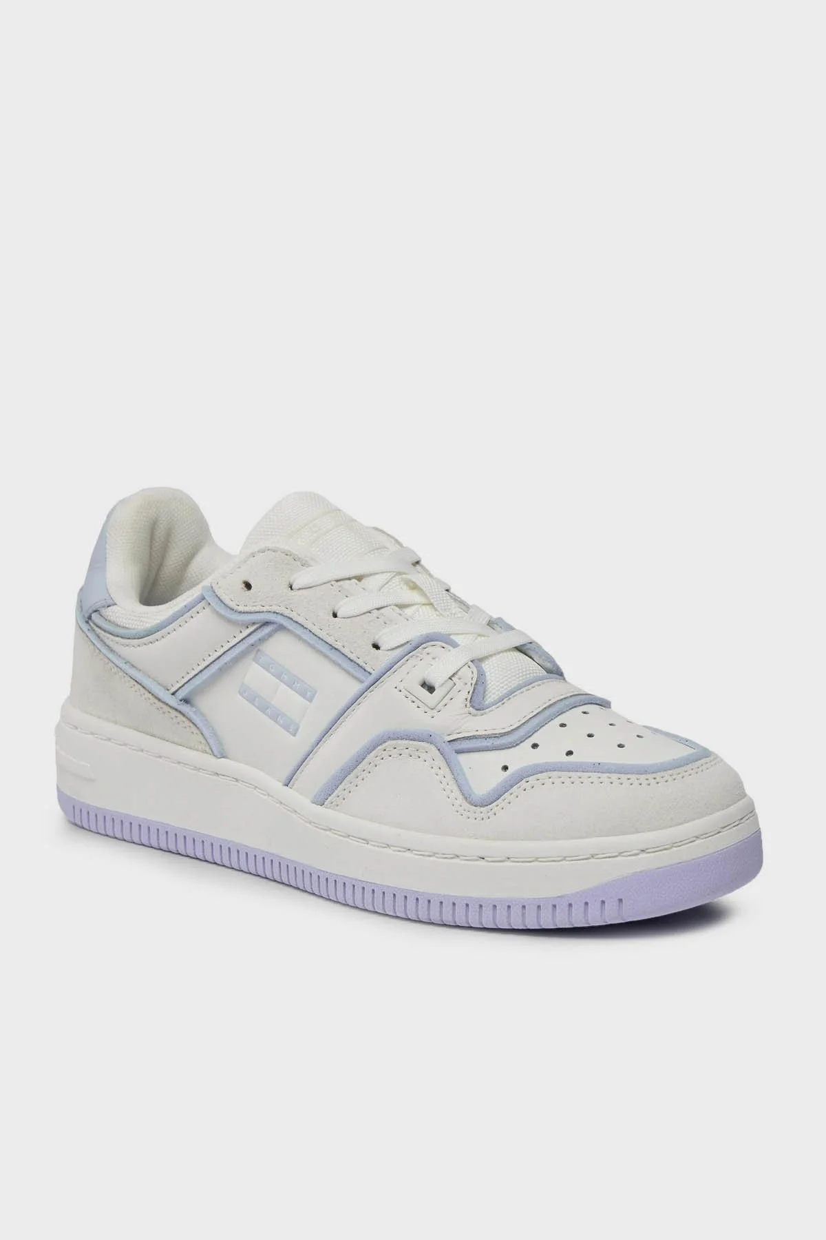 Tommy Jeans Retro Deri Sneaker Bayan Ayakkabı EN0EN02420 YBL BEYAZ - 3