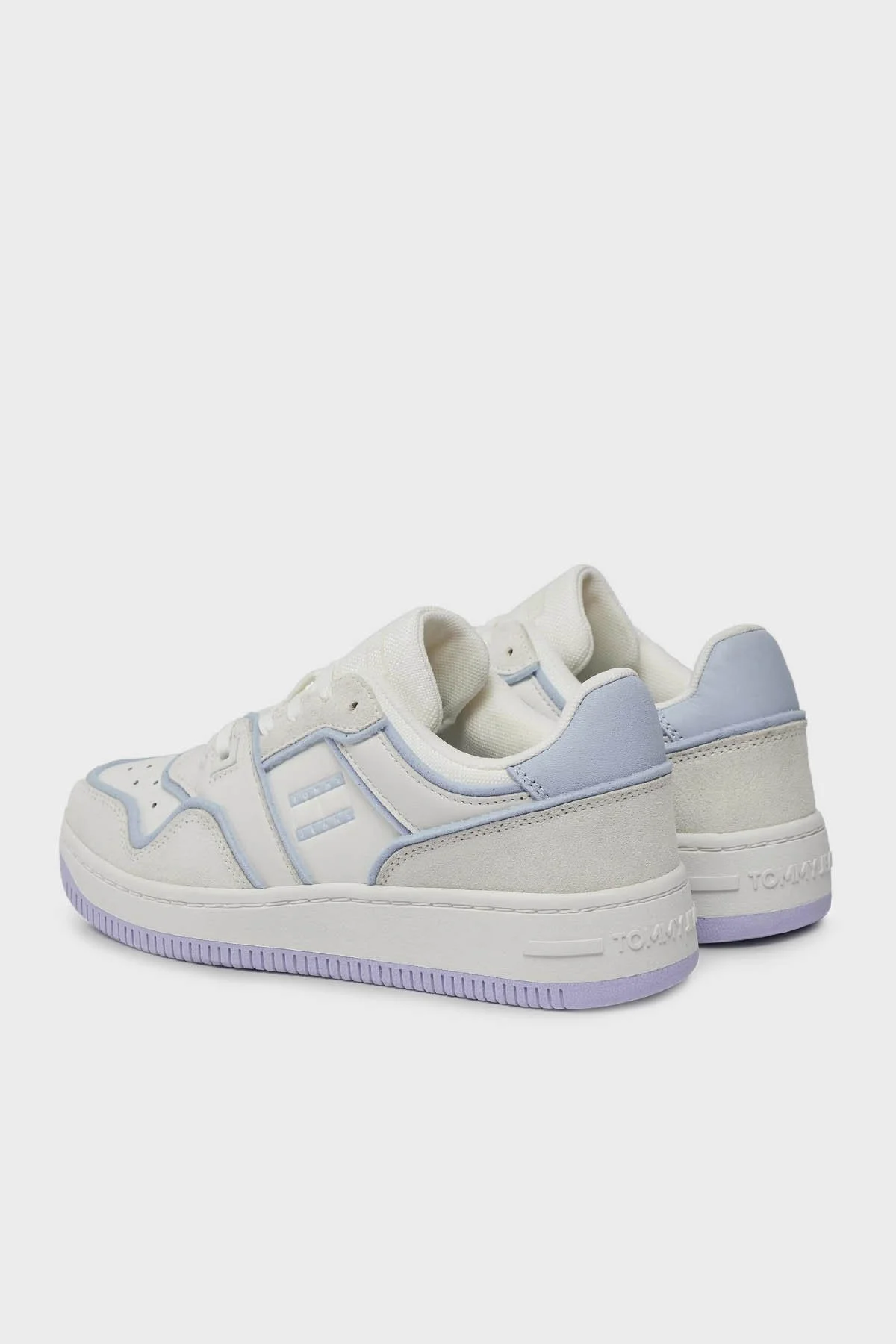Tommy Jeans Retro Deri Sneaker Bayan Ayakkabı EN0EN02420 YBL BEYAZ - 4