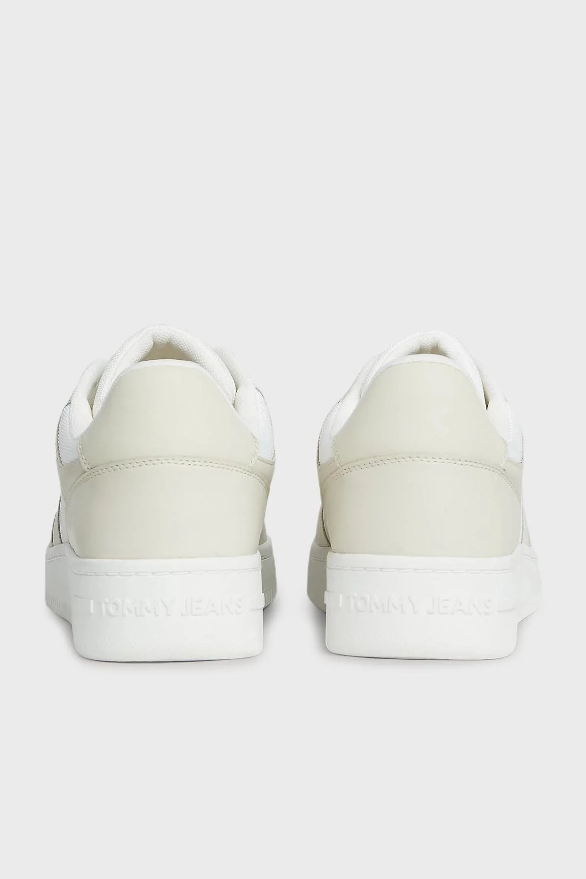 Tommy Jeans Retro Deri Sneaker Erkek Ayakkabı EM0EM01395 ACG BEJ - 6