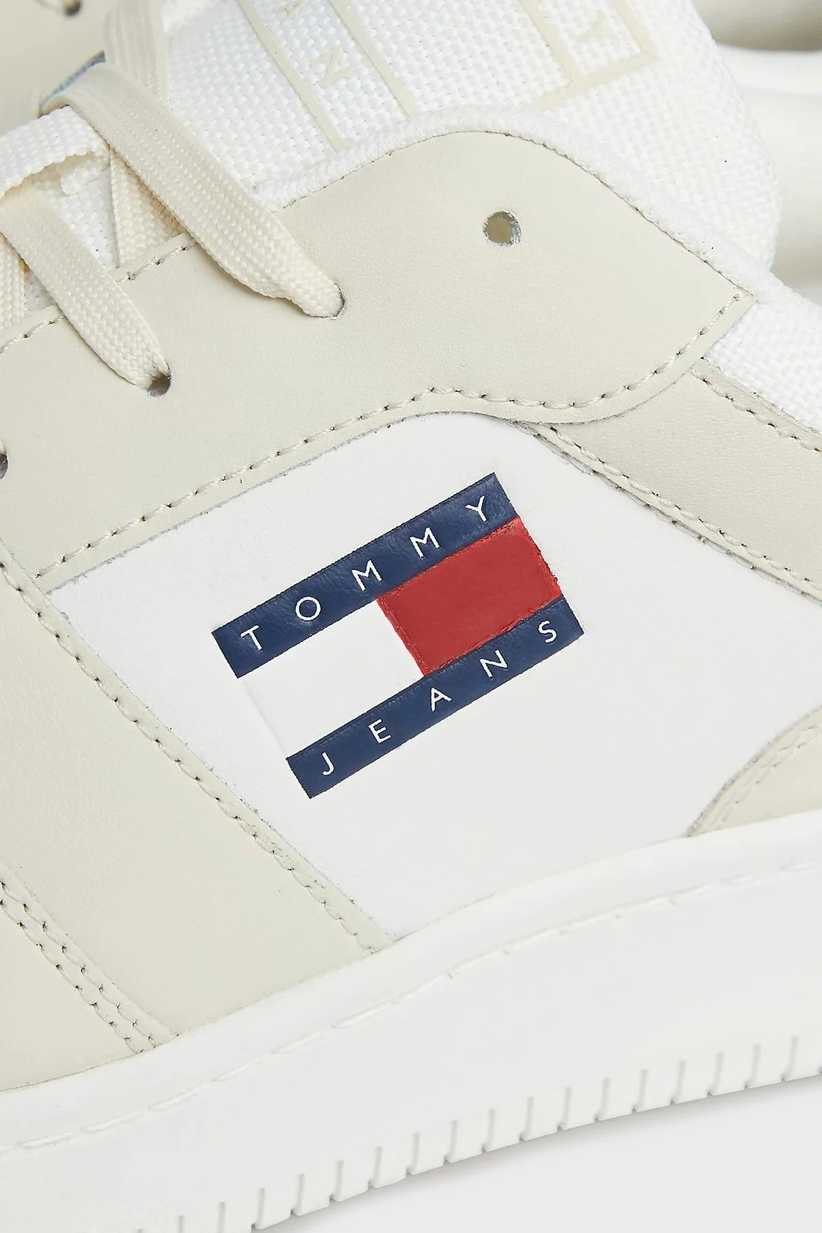 Tommy Jeans Retro Deri Sneaker Erkek Ayakkabı EM0EM01395 ACG BEJ - 7
