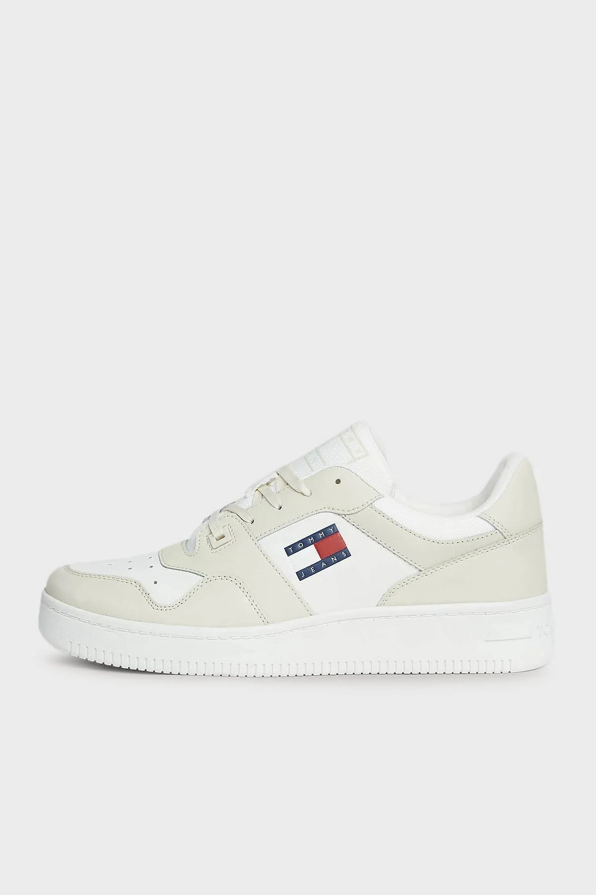 Tommy Jeans Retro Deri Sneaker Erkek Ayakkabı EM0EM01395 ACG BEJ - 8