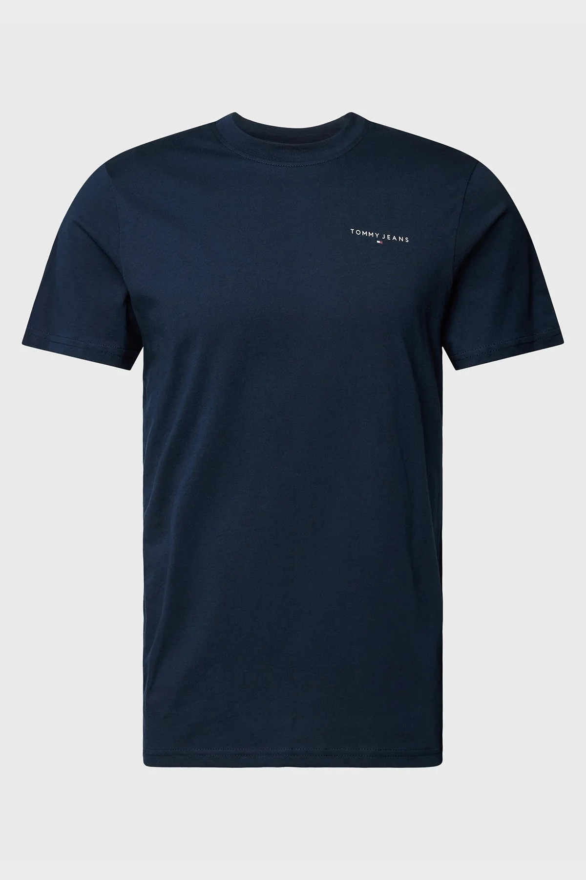 Tommy Jeans Slim Fit Bisiklet Yaka Erkek T Shirt DM0DM18555 C1G LACİVERT - 5