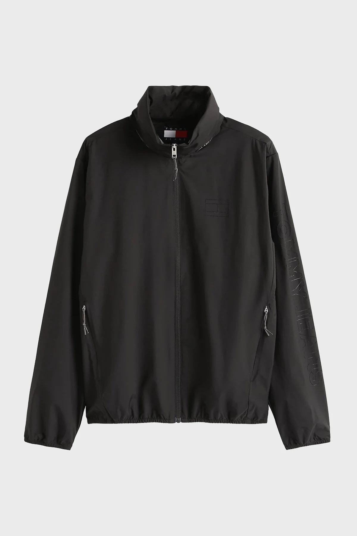 Tommy Jeans Slim Fit Gizli Kapüşonlu Suya Dayanıklı Erkek Ceket DM0DM21680 BDS SİYAH - 6