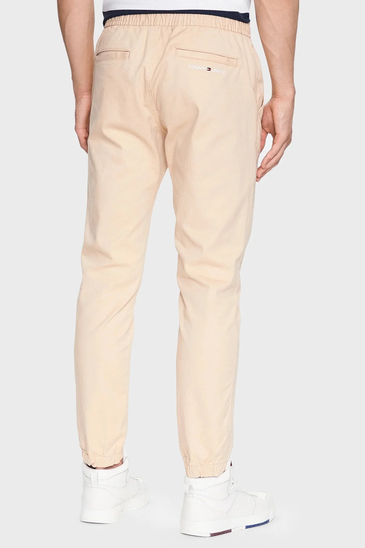 Tommy Jeans Slim Fit Jogger Erkek Eşofman Altı DM0DM16760 AB4 BEJ - 3