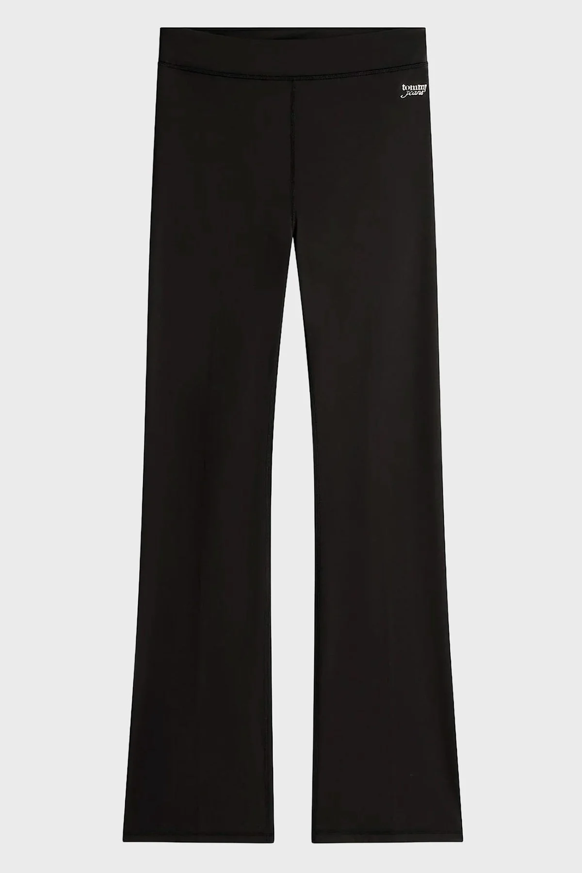 Tommy Jeans Slim Fit Logolu Yüksek Bel Bayan Tayt DW0DW22110 BDS SİYAH - 6