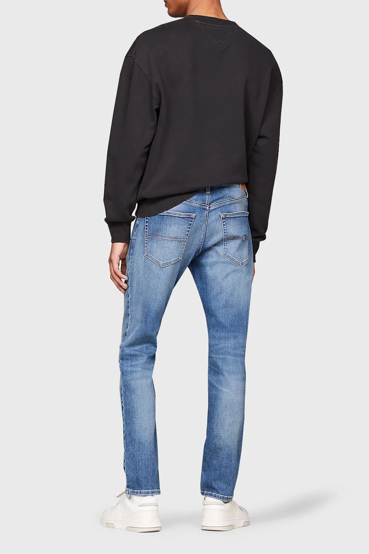 Tommy Jeans Slim Fit Pamuklu Jeans Erkek Kot Pantolon DM0DM19297 1A5 MAVİ - 8