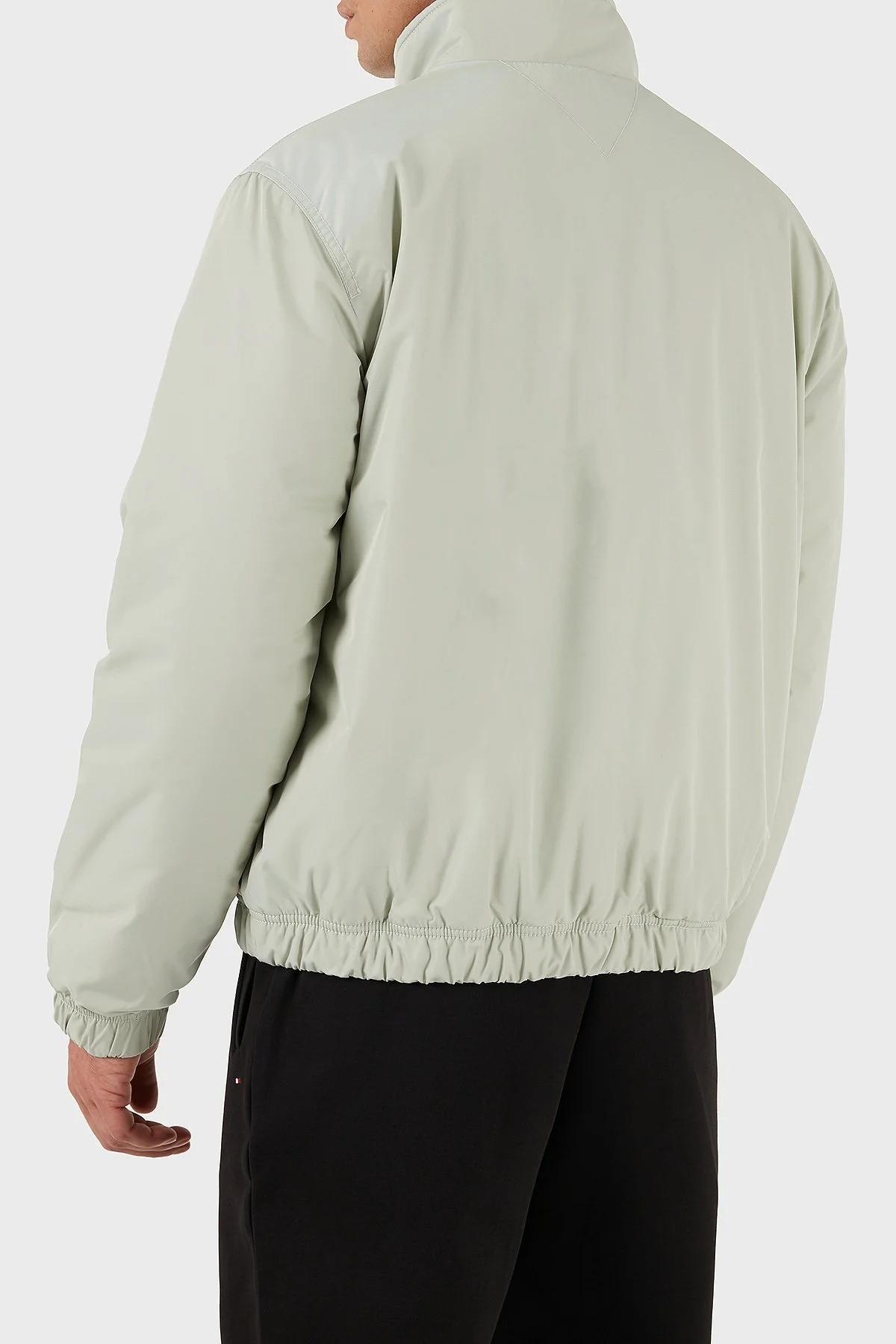 Tommy Jeans Su İtici Relaxed Fit Dik Yaka Logolu Erkek Mont DM0DM21936 M1C YEŞİL - 2