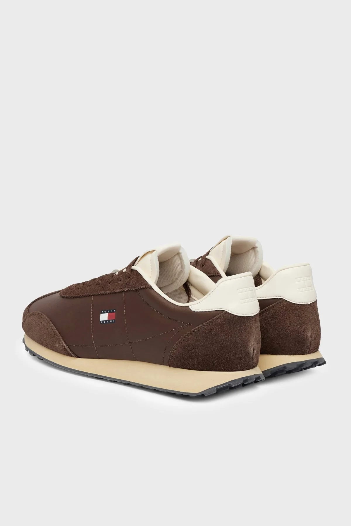 Tommy Jeans Süet Detaylı Sneaker Erkek Ayakkabı EM0EM01763 GV0 Kahve - 5