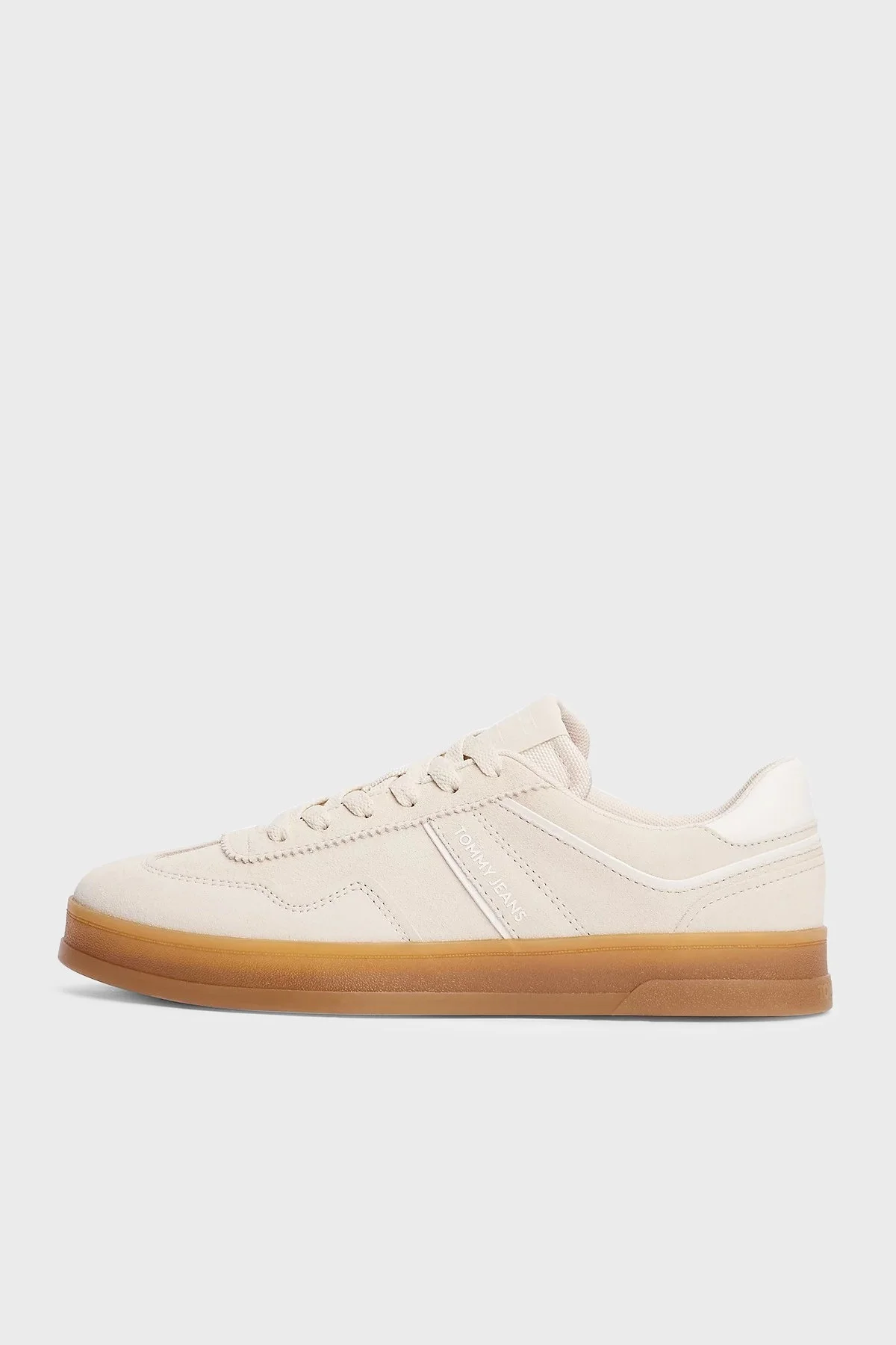 Tommy Jeans Süet Sneaker Bayan Ayakkabı EN0EN02696 ACG BEJ - 11