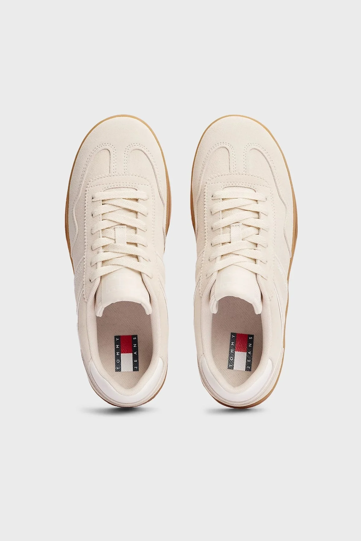 Tommy Jeans Süet Sneaker Bayan Ayakkabı EN0EN02696 ACG BEJ - 12