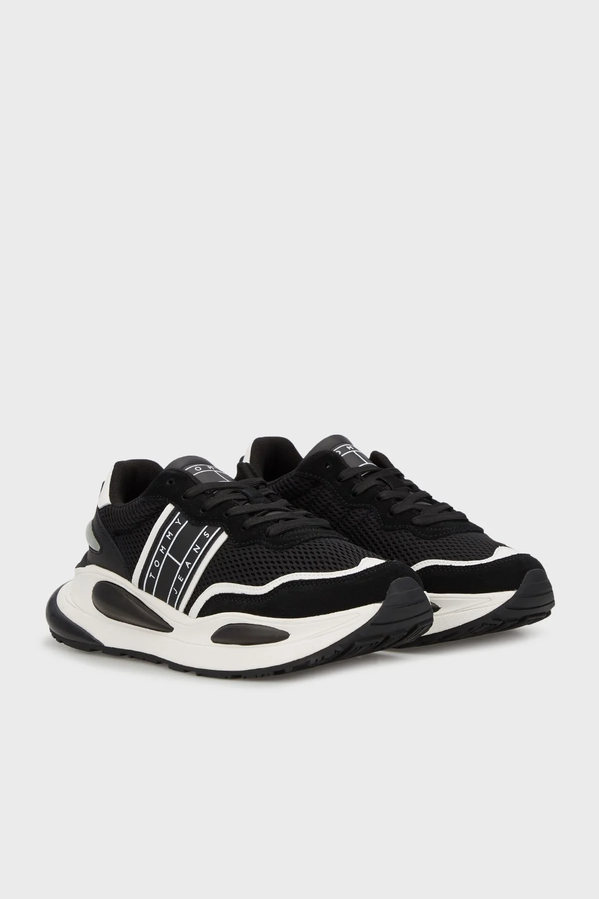 Tommy Jeans Süet Sneaker Erkek Ayakkabı EM0EM01290 BDS SİYAH - 3