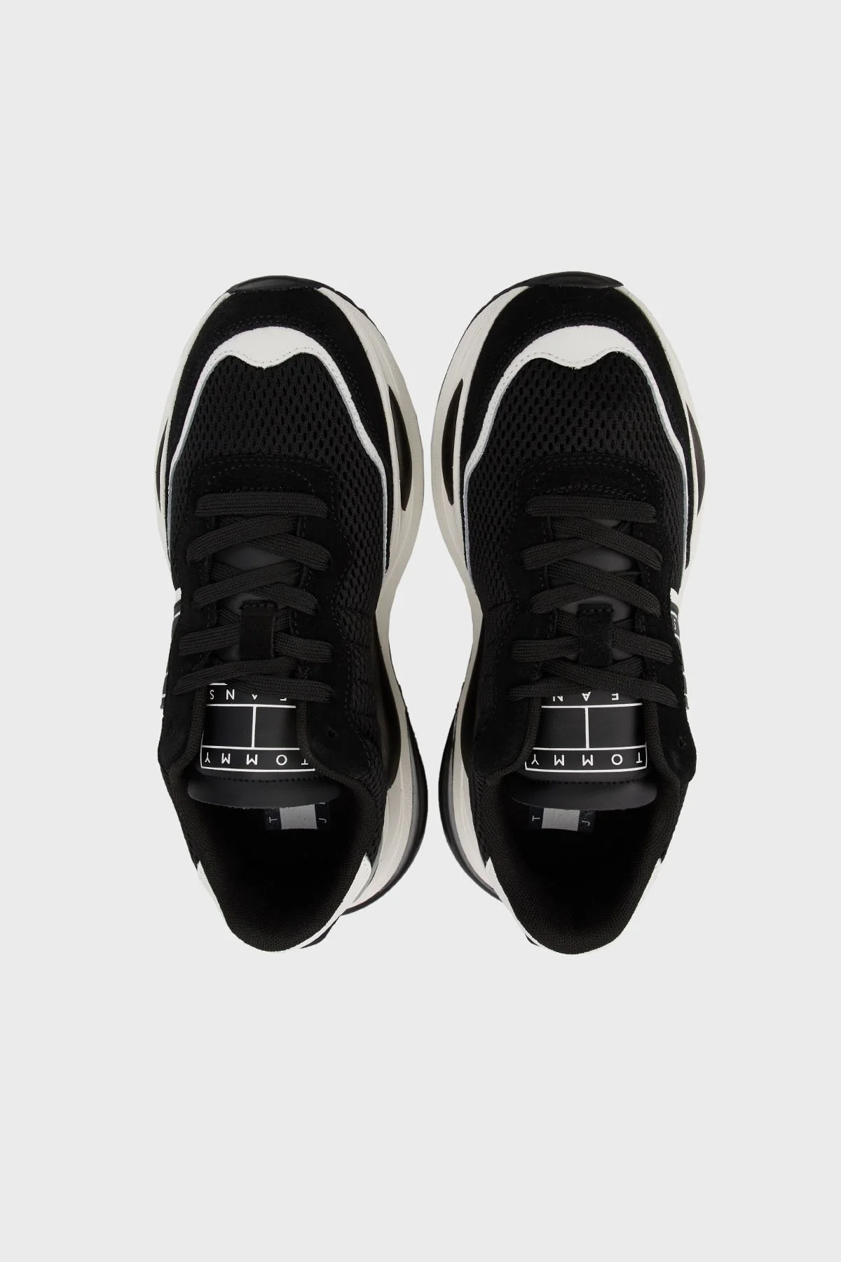 Tommy Jeans Süet Sneaker Erkek Ayakkabı EM0EM01290 BDS SİYAH - 5