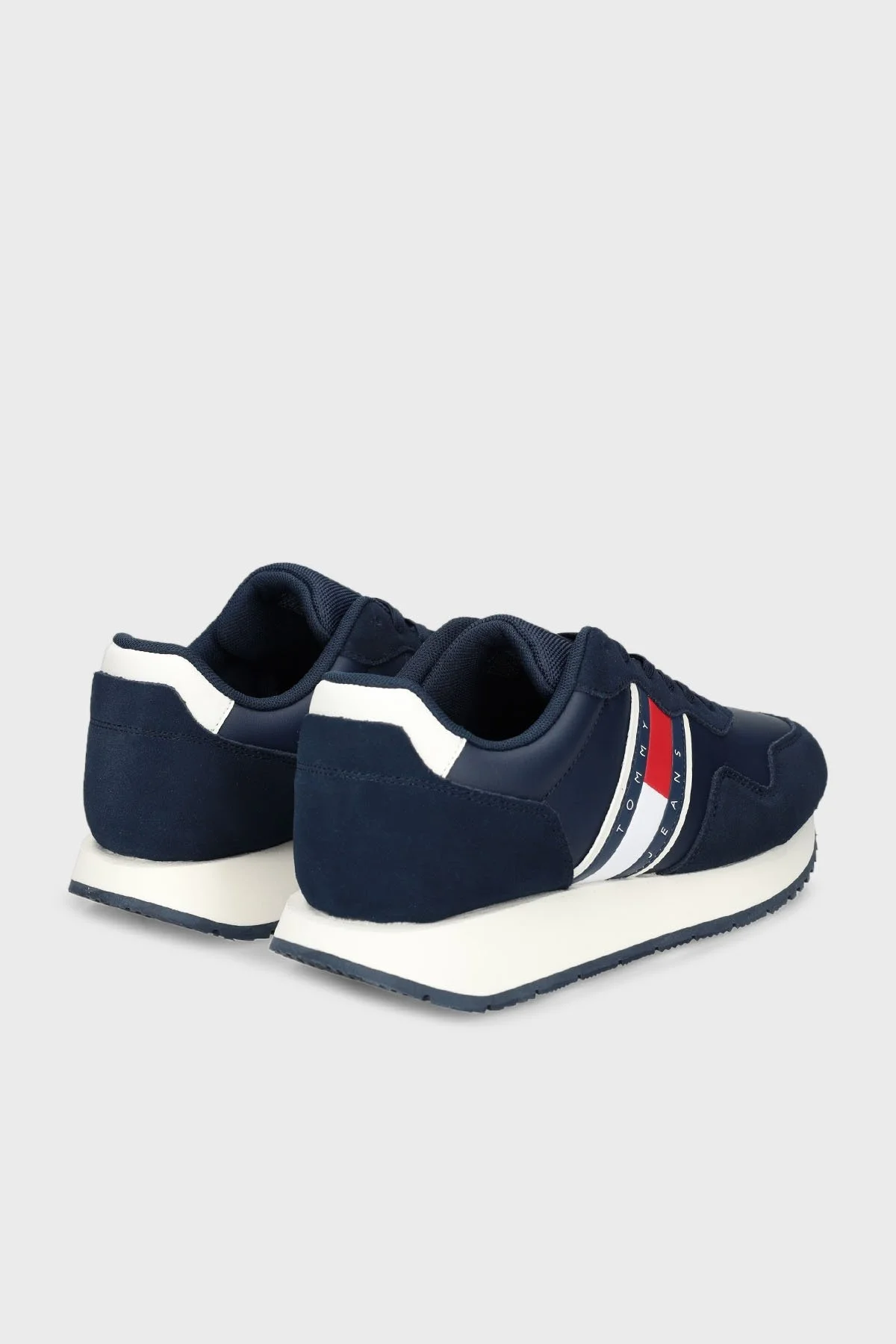 Tommy Jeans Süet Sneaker Erkek Ayakkabı EM0EM01316 C1G LACİVERT - 3