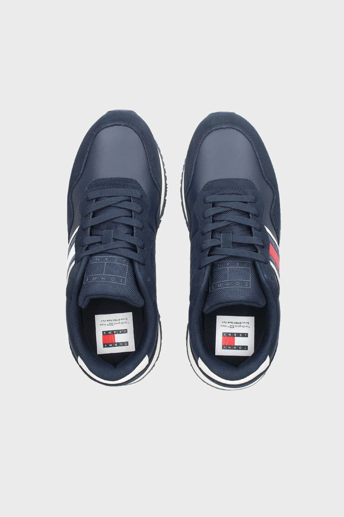 Tommy Jeans Süet Sneaker Erkek Ayakkabı EM0EM01316 C1G LACİVERT - 4