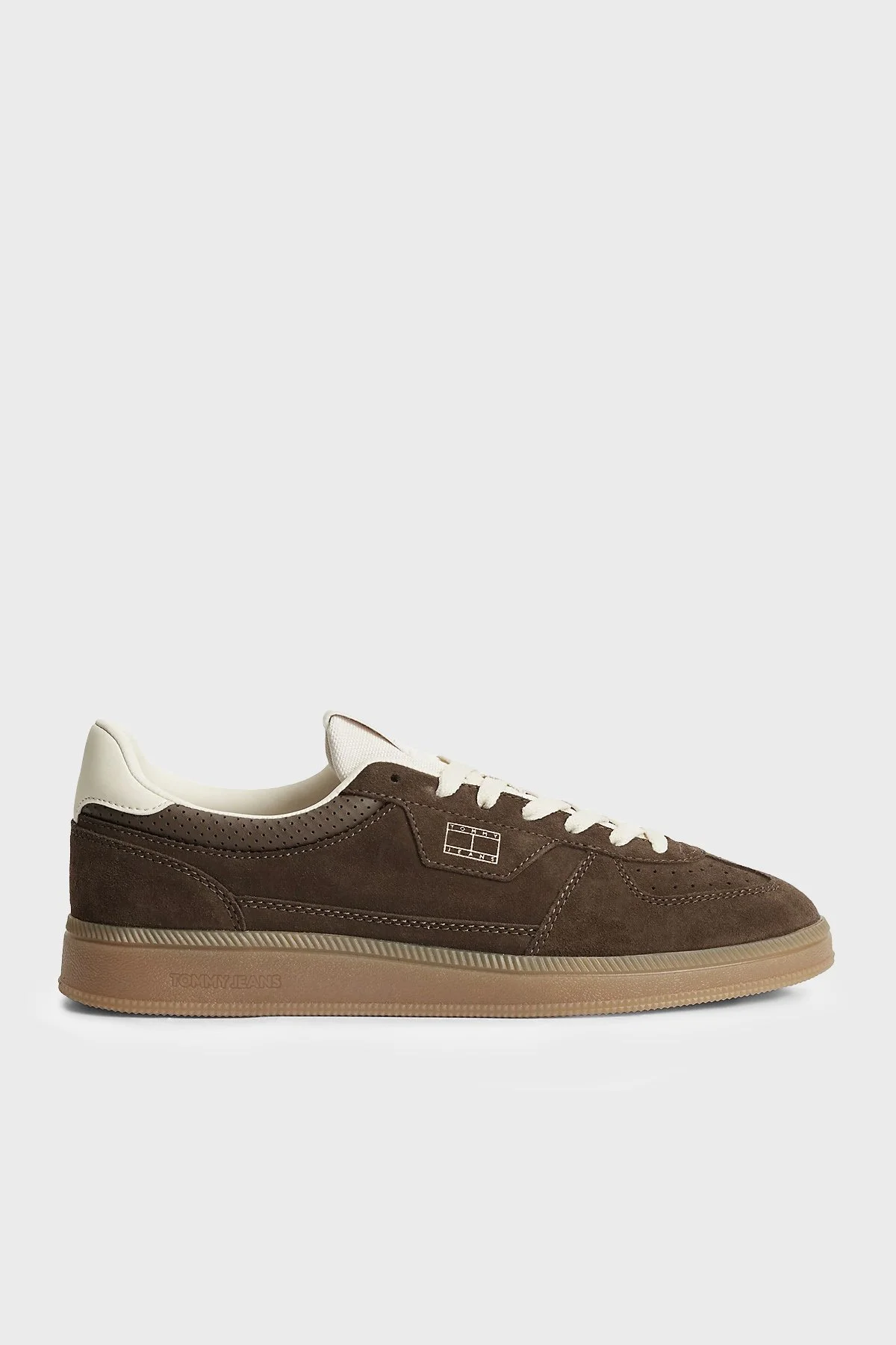 Tommy Jeans Süet Sneaker Erkek Ayakkabı EM0EM01732 GV0 Kahve - 1