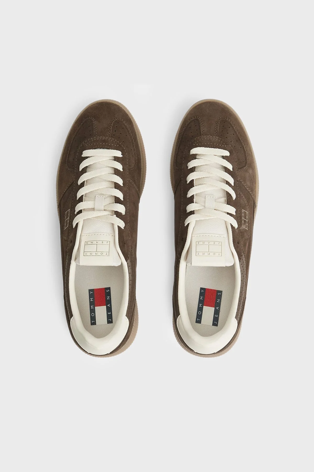 Tommy Jeans Süet Sneaker Erkek Ayakkabı EM0EM01732 GV0 Kahve - 3