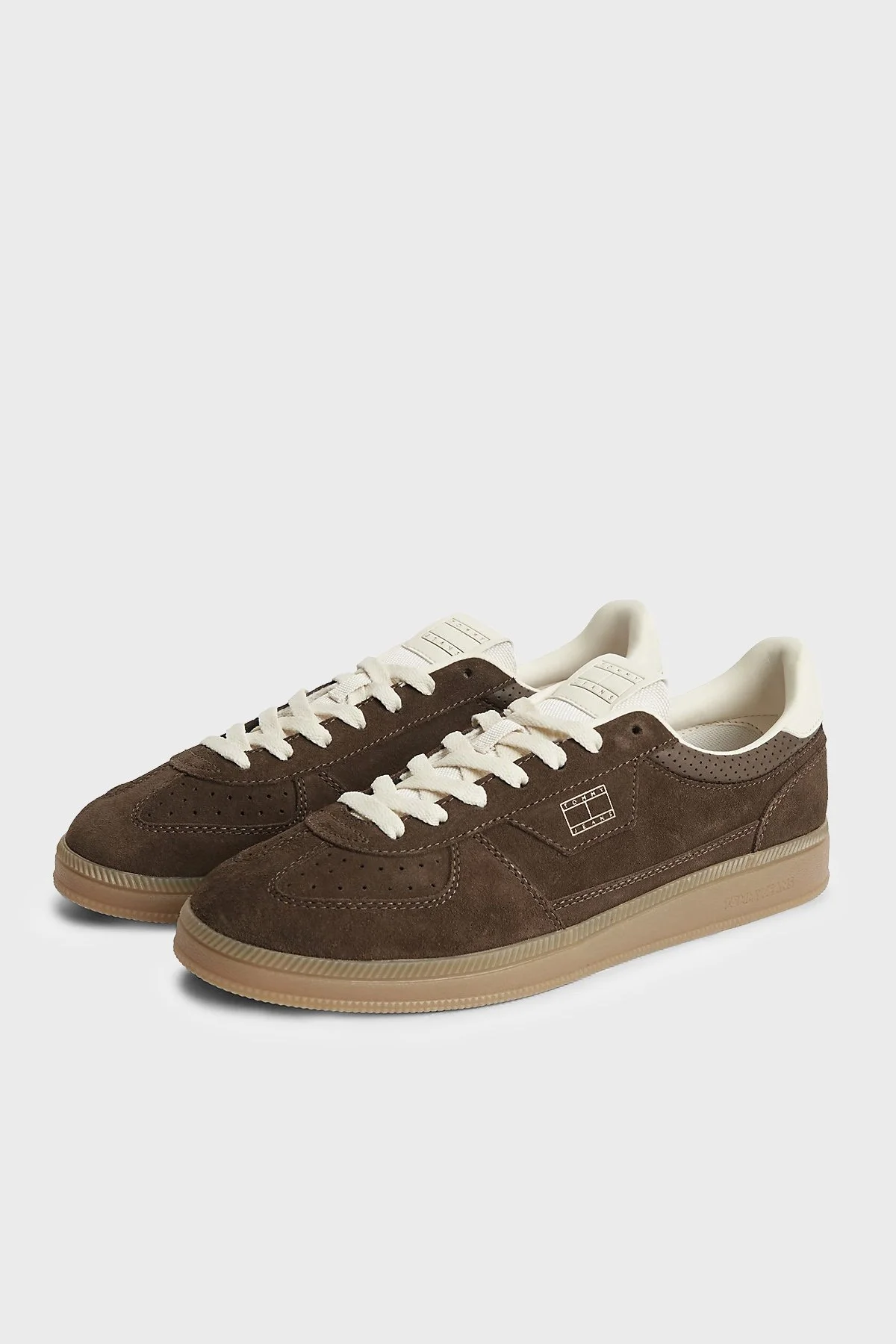 Tommy Jeans Süet Sneaker Erkek Ayakkabı EM0EM01732 GV0 Kahve - 4