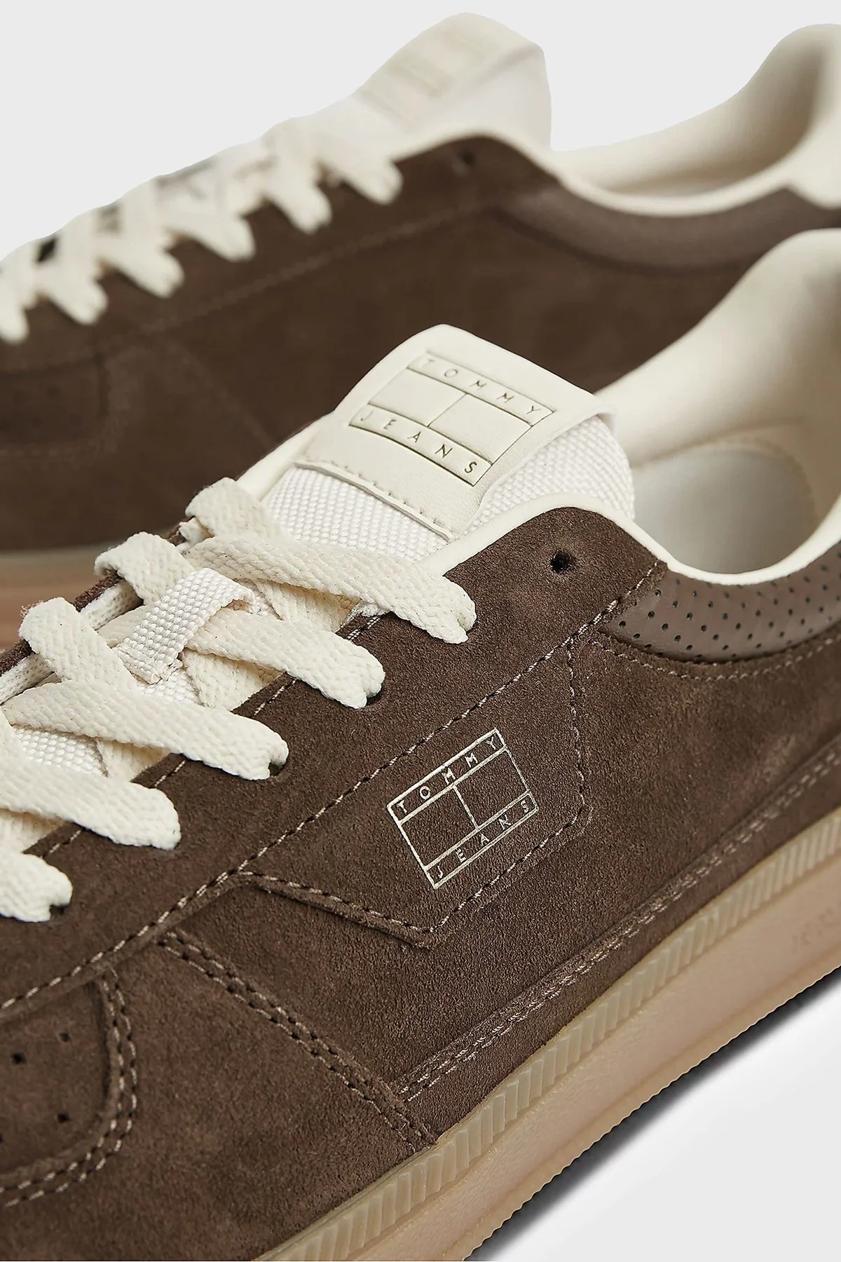 Tommy Jeans Süet Sneaker Erkek Ayakkabı EM0EM01732 GV0 Kahve - 6