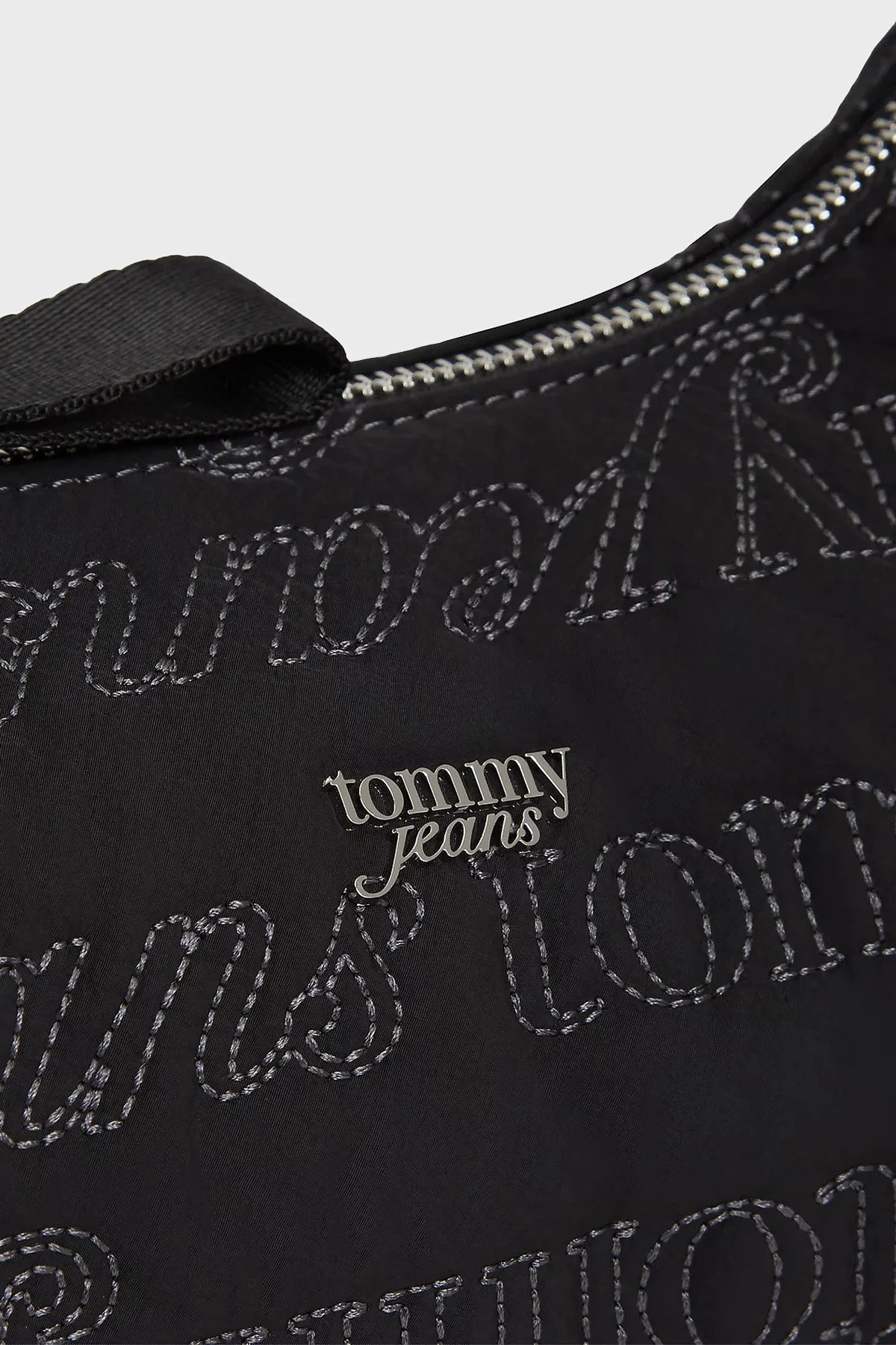 Tommy Jeans Tamamı Logolu Omuz Askılı Kadın Çanta AW0AW18467 BDS SİYAH - 5