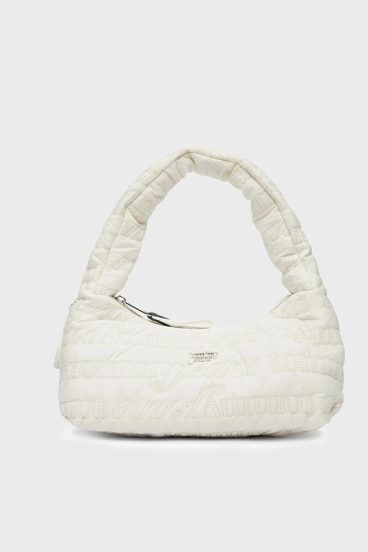 Tommy Jeans Tamamı Logolu Omuz Askılı Kadın Çanta AW0AW18467 TCR EKRU - 1