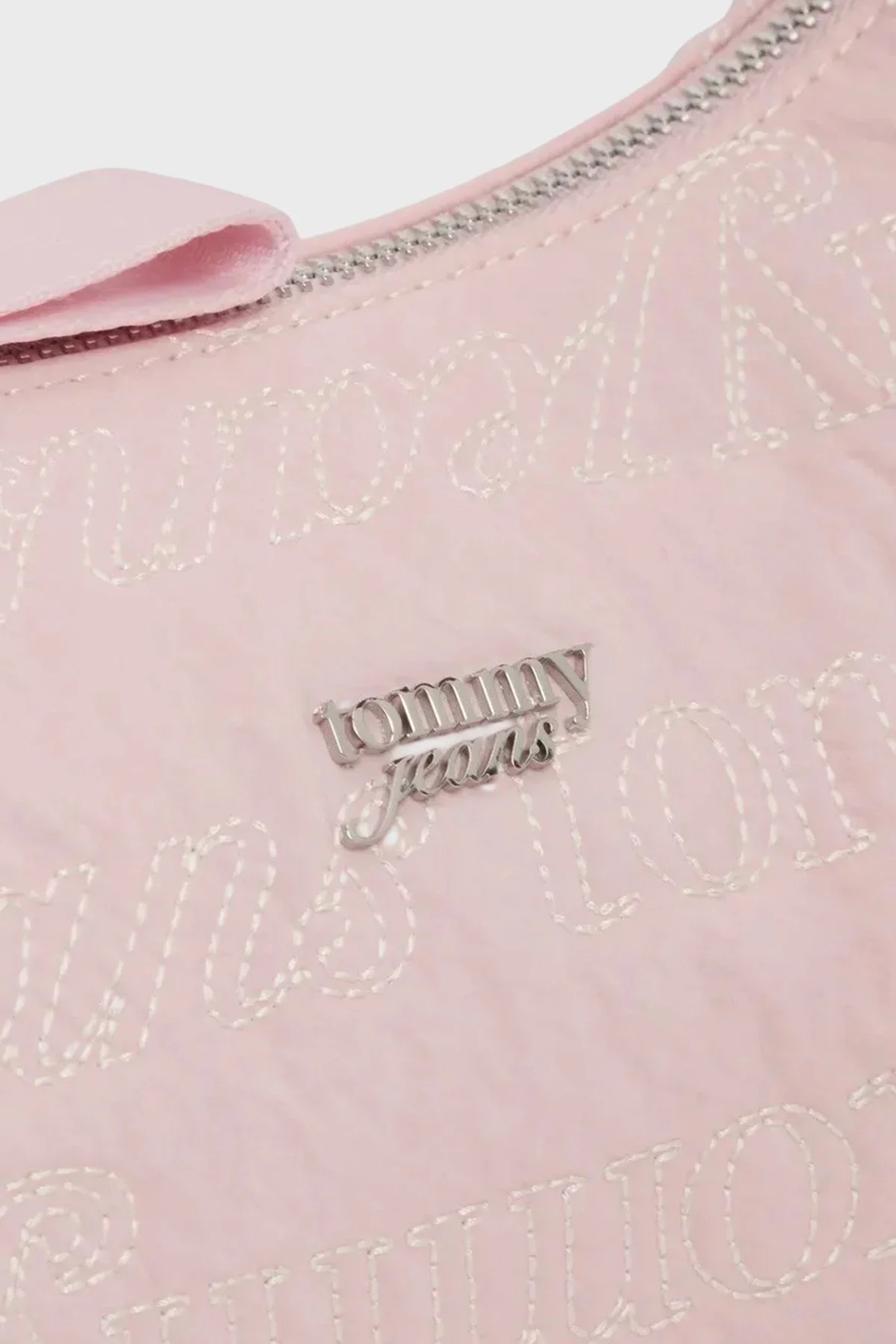 Tommy Jeans Tamamı Logolu Omuz Askılı Kadın Çanta AW0AW18467 TOP PEMBE - 4