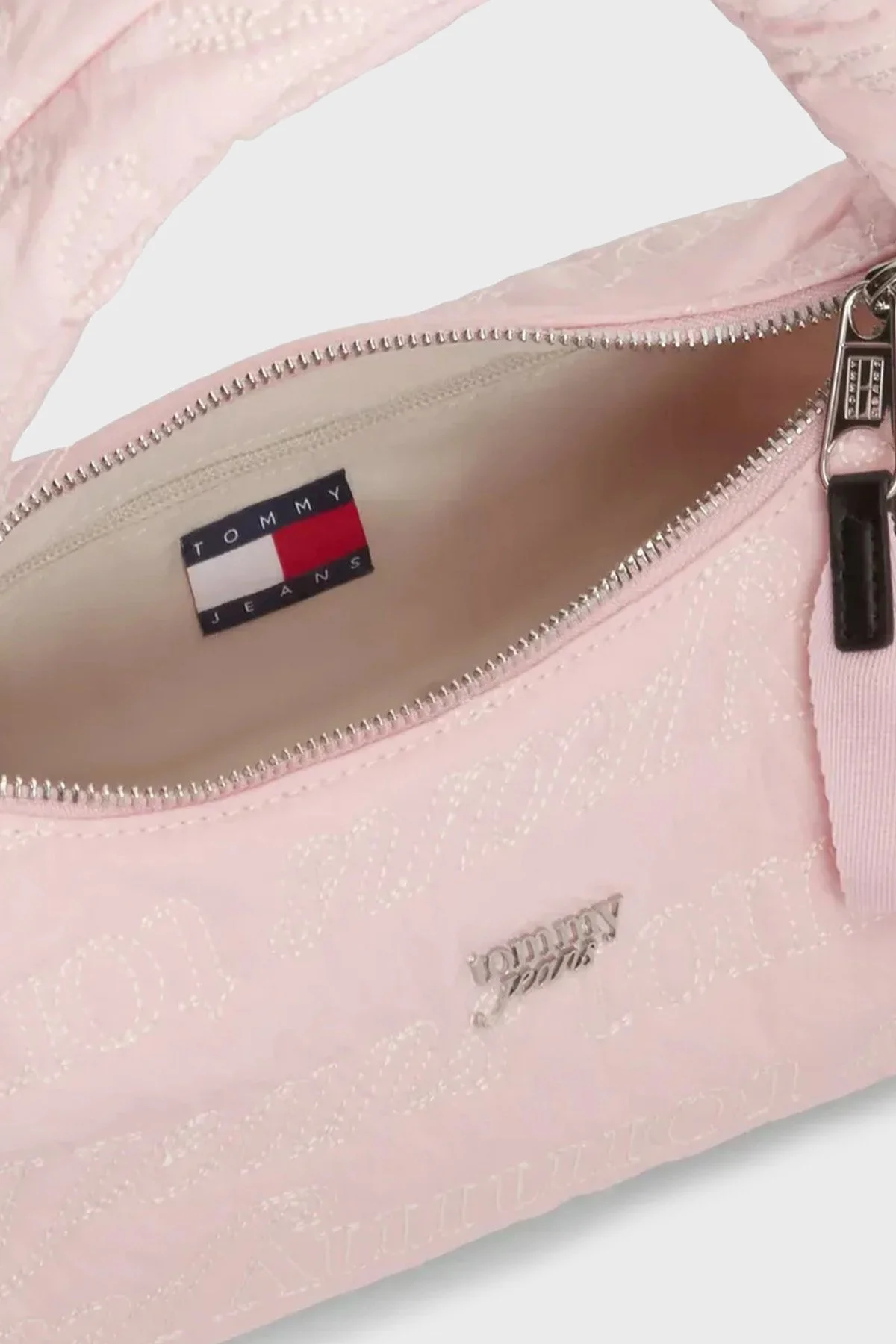 Tommy Jeans Tamamı Logolu Omuz Askılı Kadın Çanta AW0AW18467 TOP PEMBE - 5