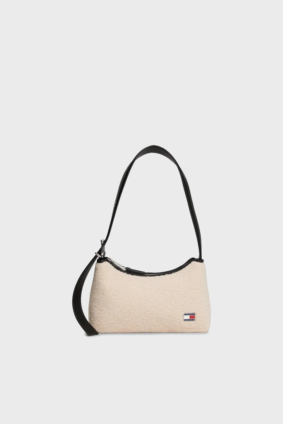 Tommy Jeans Yumuşak Postlu Ayarlanabilir Omuz Askılı Bayan Çanta AW0AW18011 YBH BEYAZ - 1