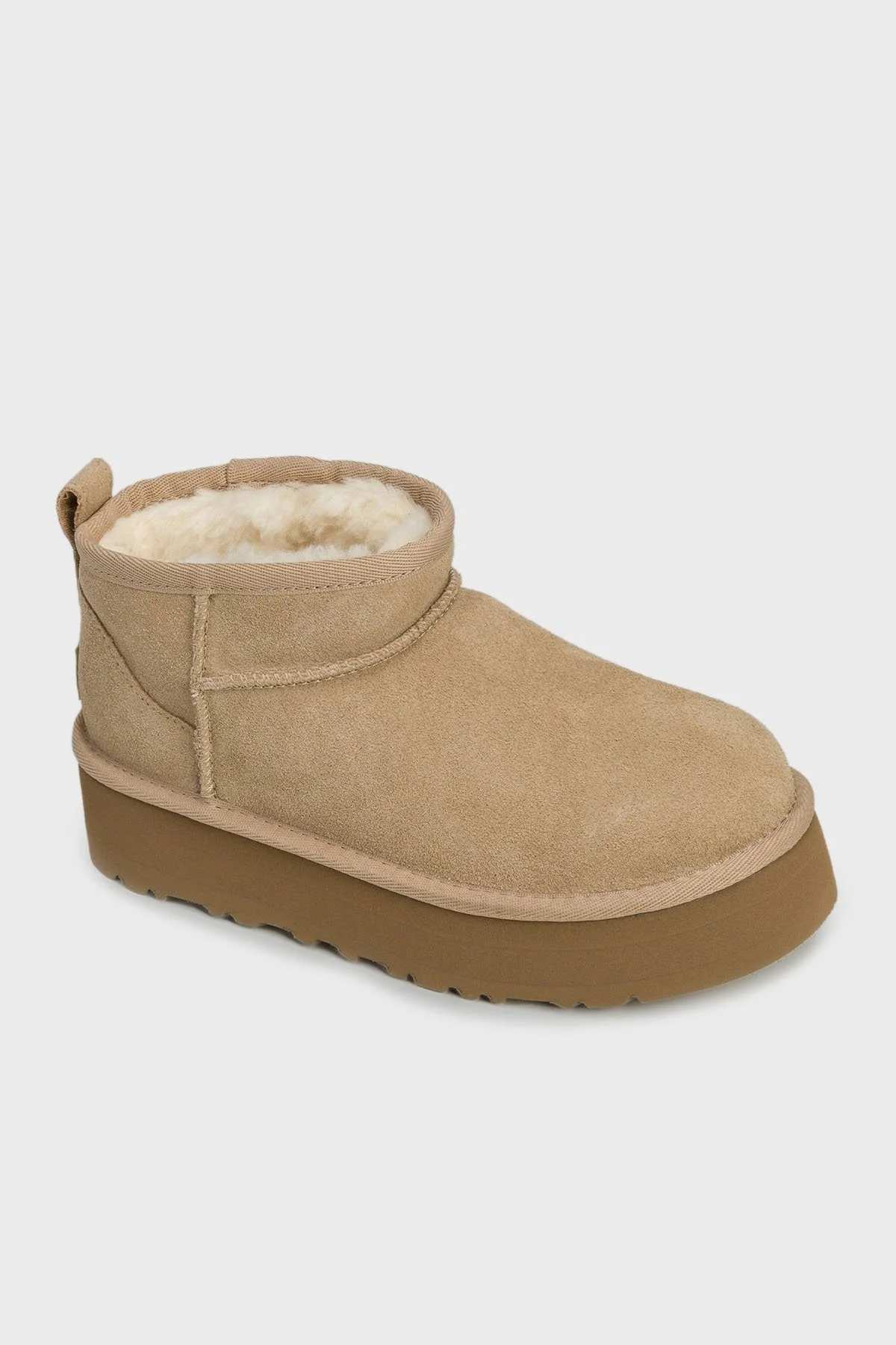Ugg Hakiki Deri Süet Bayan Bot 1157791K KUM - 3