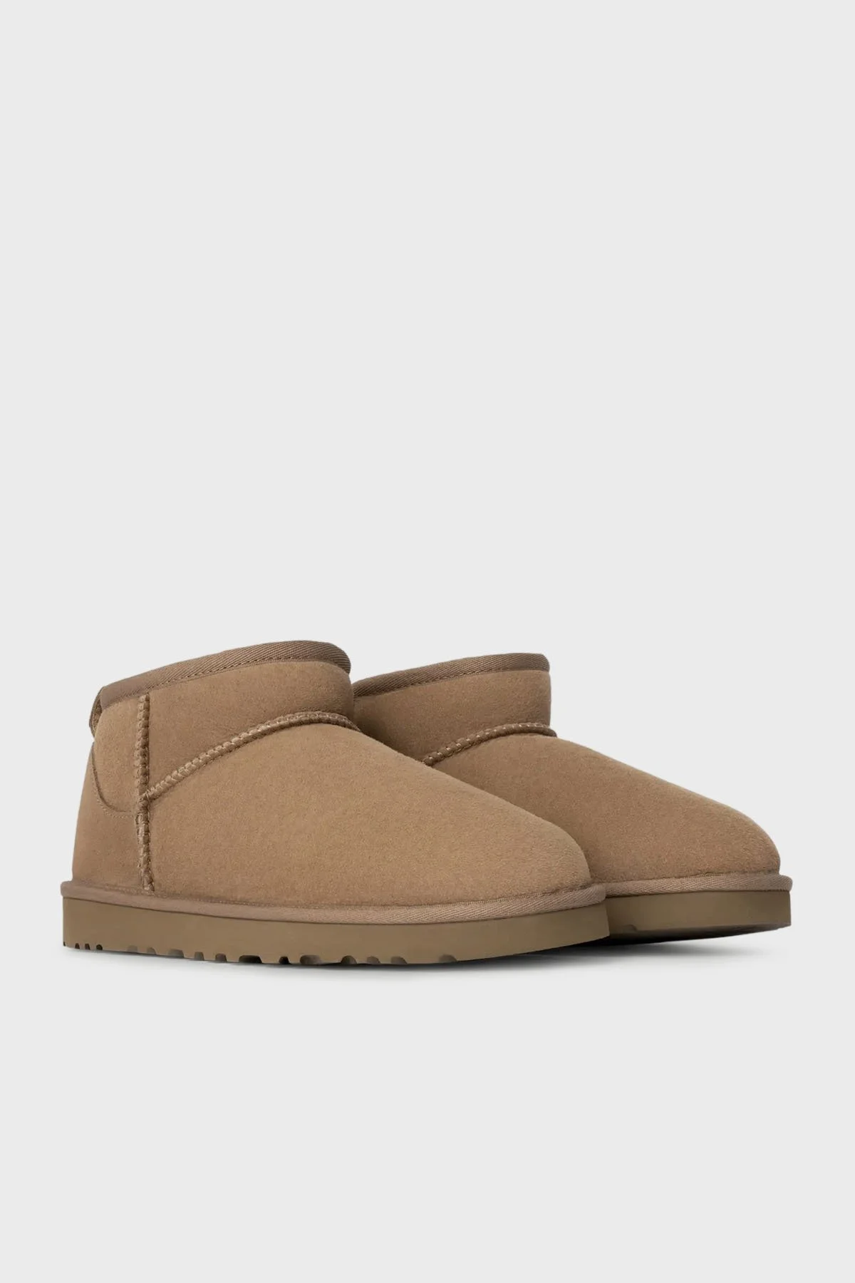 Ugg Hakiki Deri Yumuşak Tüylü Süet Kadın Bot 1137391 TABA - 3
