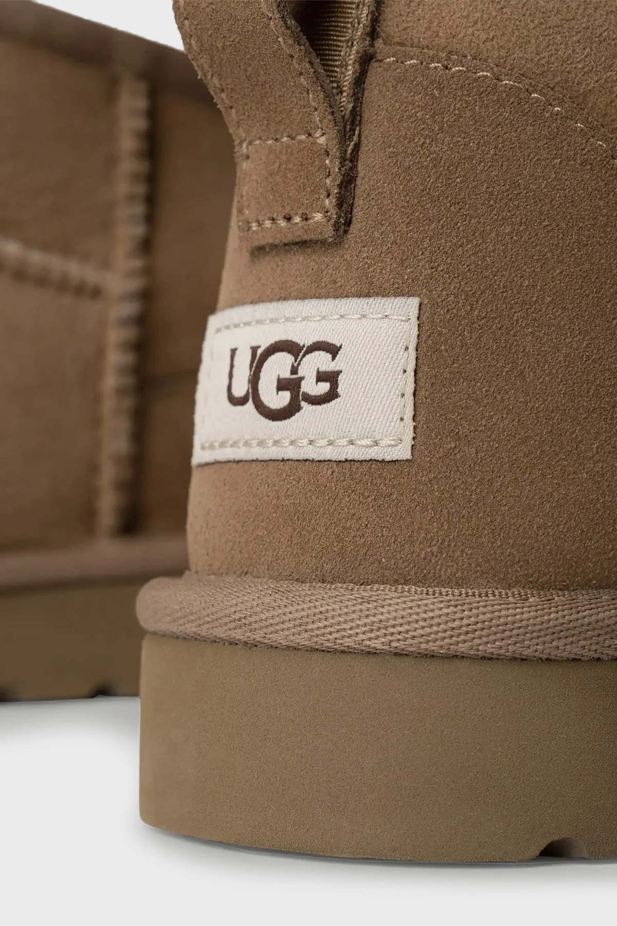 Ugg Hakiki Deri Yumuşak Tüylü Süet Kadın Bot 1137391 TABA - 6