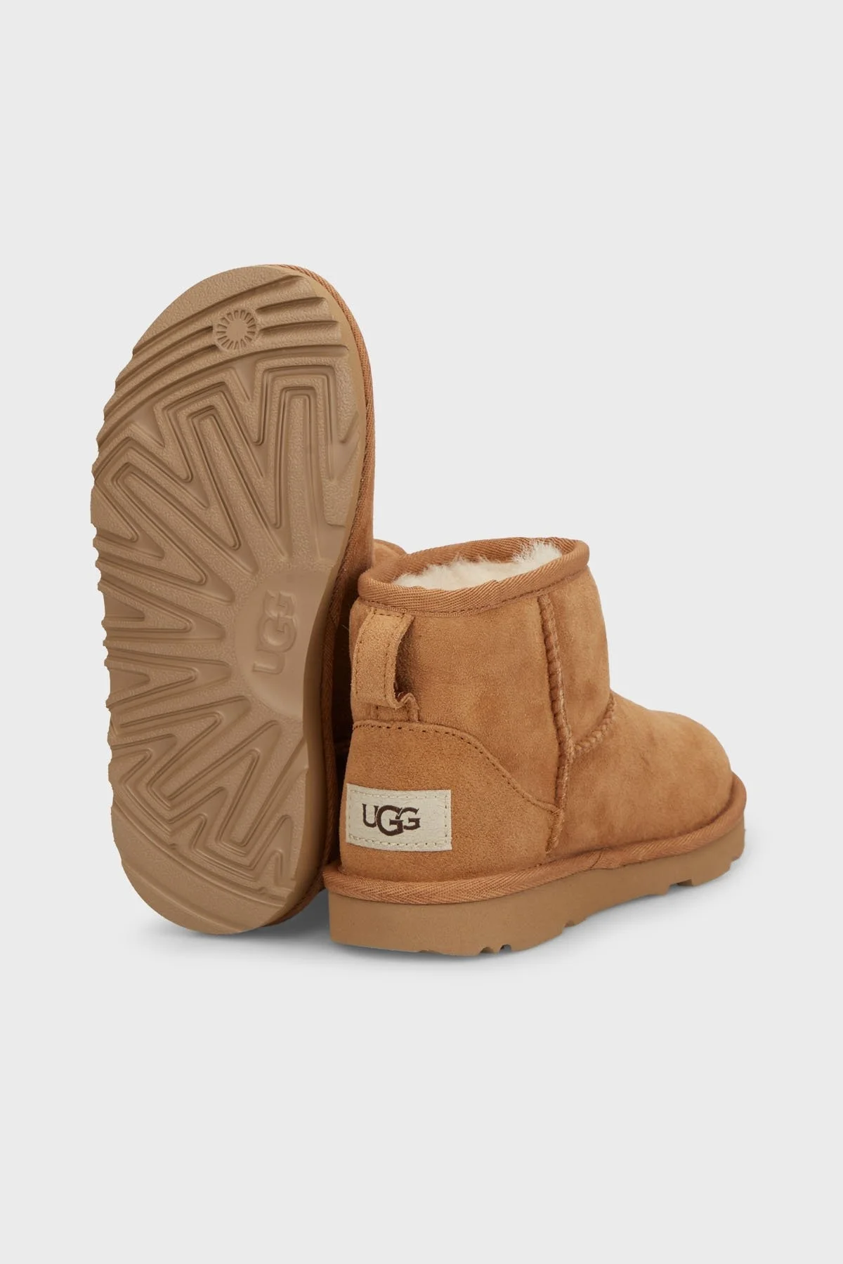 Ugg İç Kısmı Yumuşak Tüylü Deri Çocuk Bot 1017715K TABA - 4