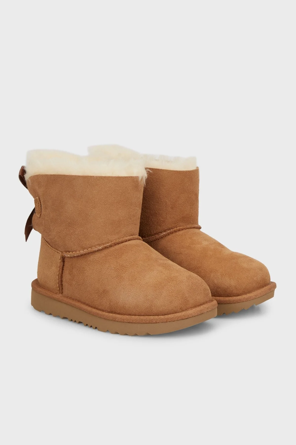 Ugg İç Kısmı Yumuşak Tüylü Fiyonklu Çocuk Bot 1017397K TABA - 2