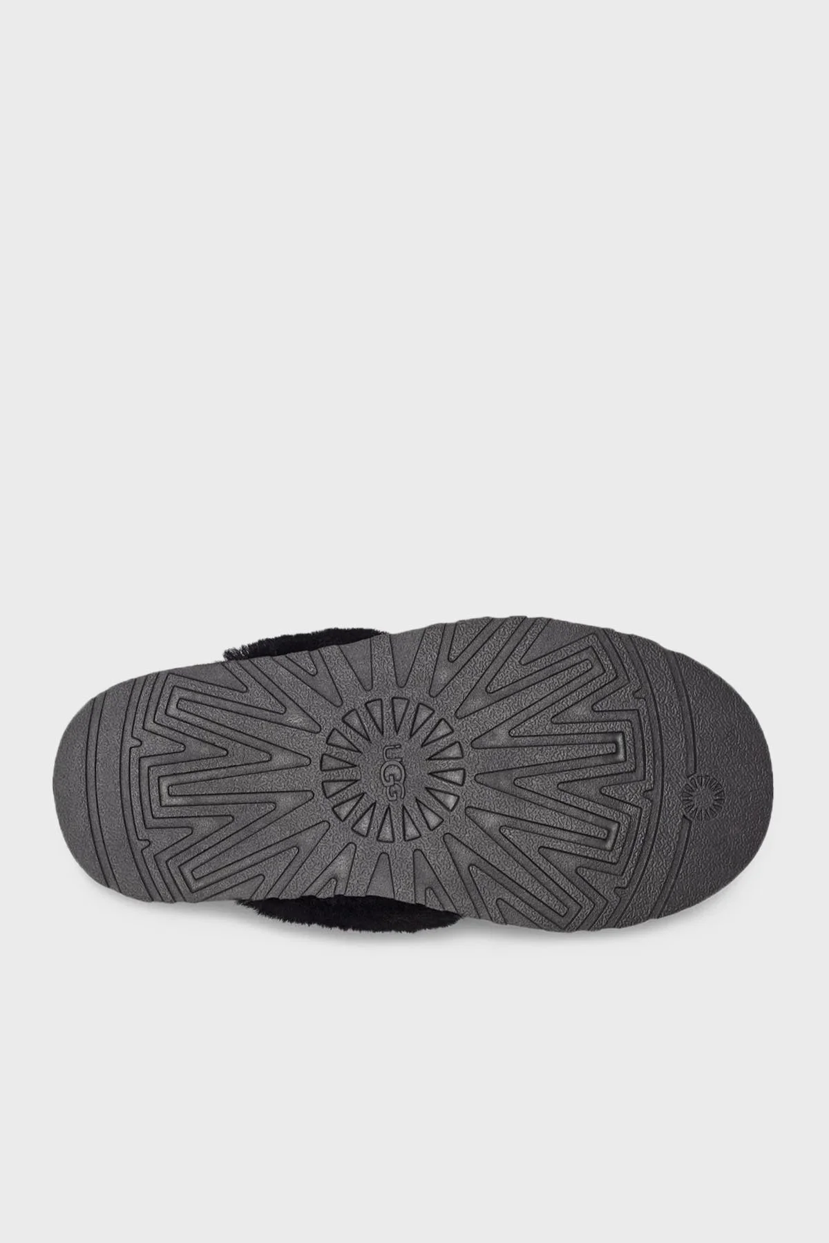 Ugg Kalın Tabanlı Kürklü Süet Bayan Terlik 1113474 SİYAH - 6