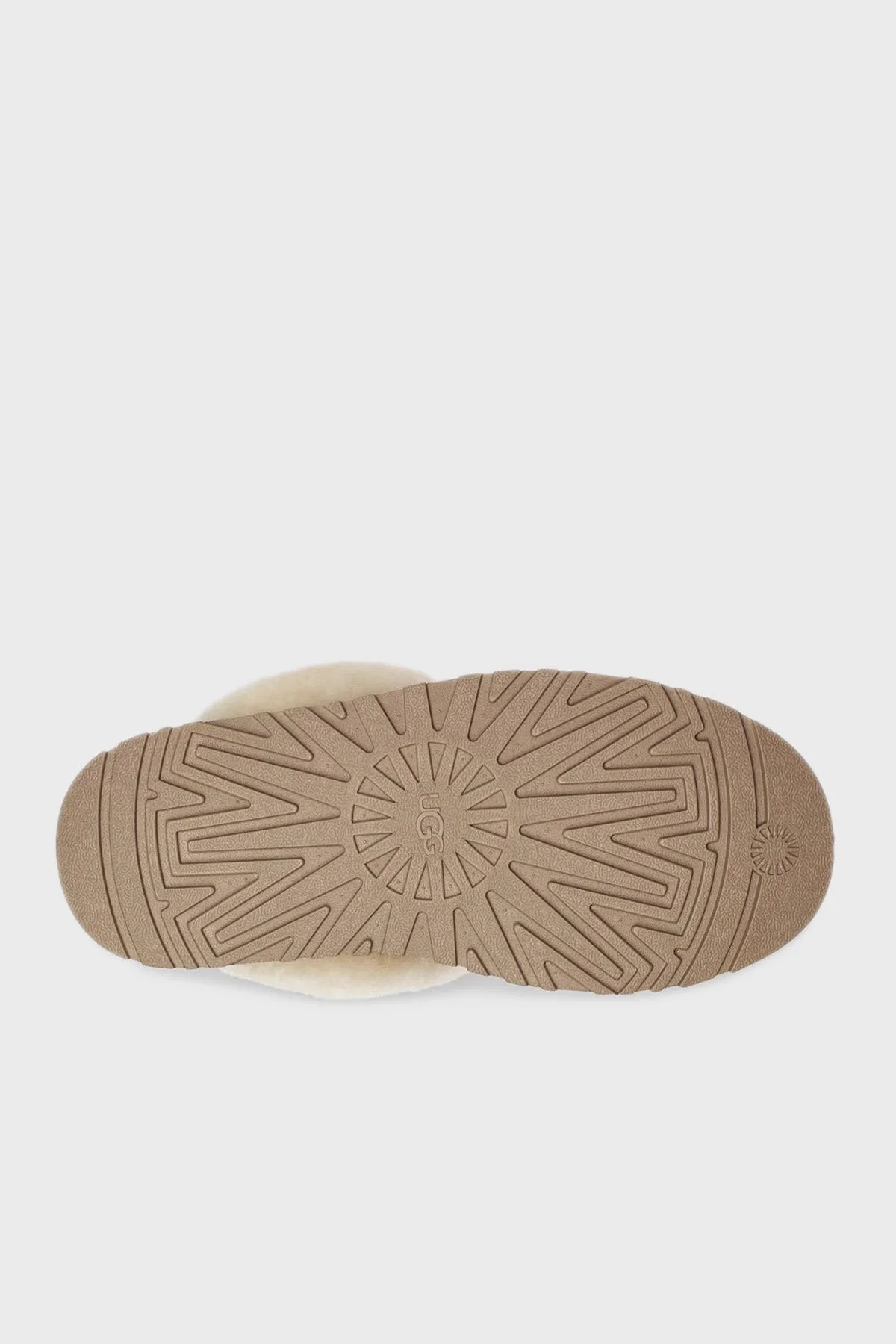 Ugg Kalın Tabanlı Kürklü Süet Kadın Terlik 1122550 TABA - 7