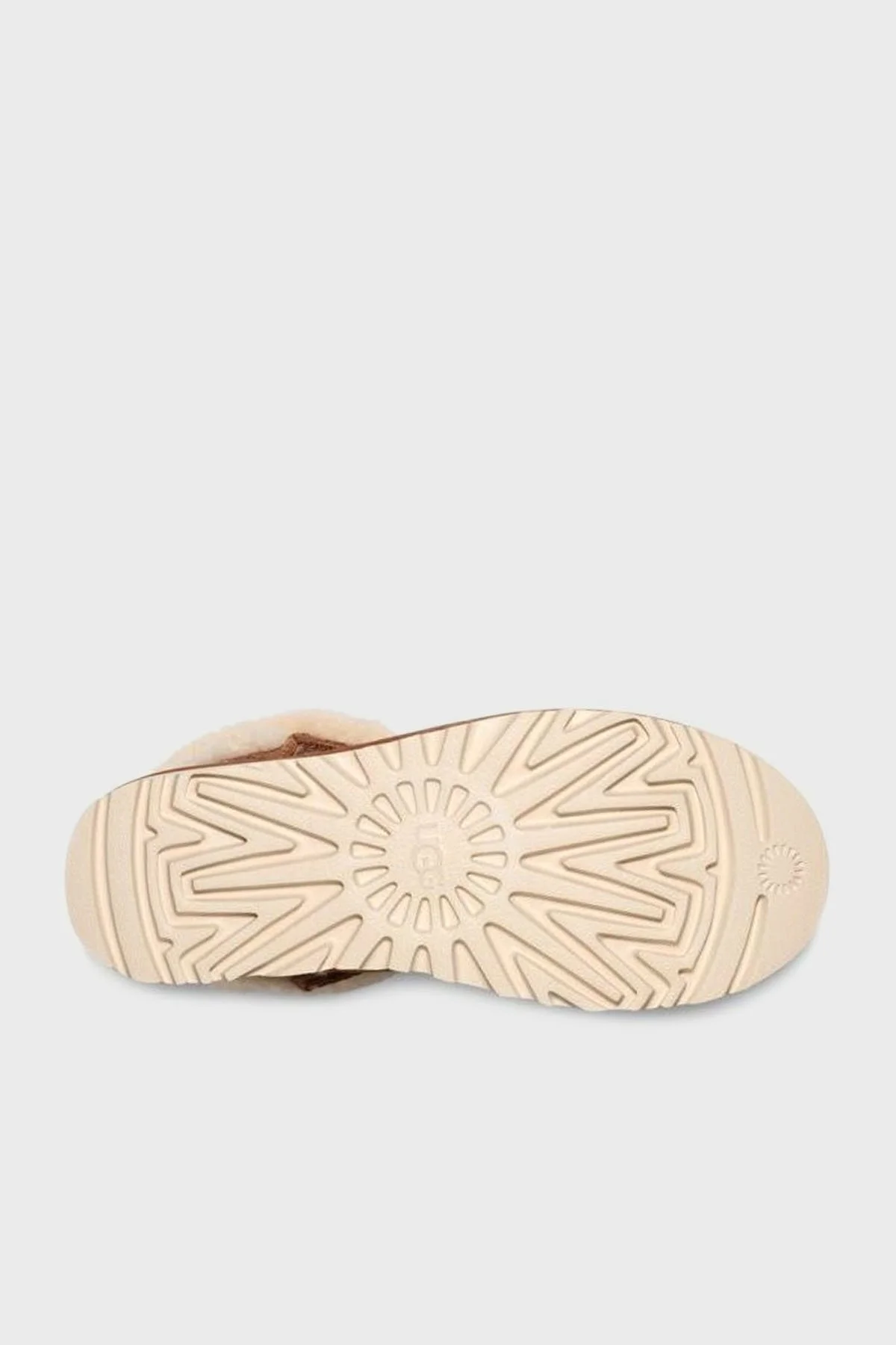 Ugg Klasik Mini Atherson İşlemeli Gerçek Yumuşak Tüylü Süet Bayan Bot 1158281 TABA - 6