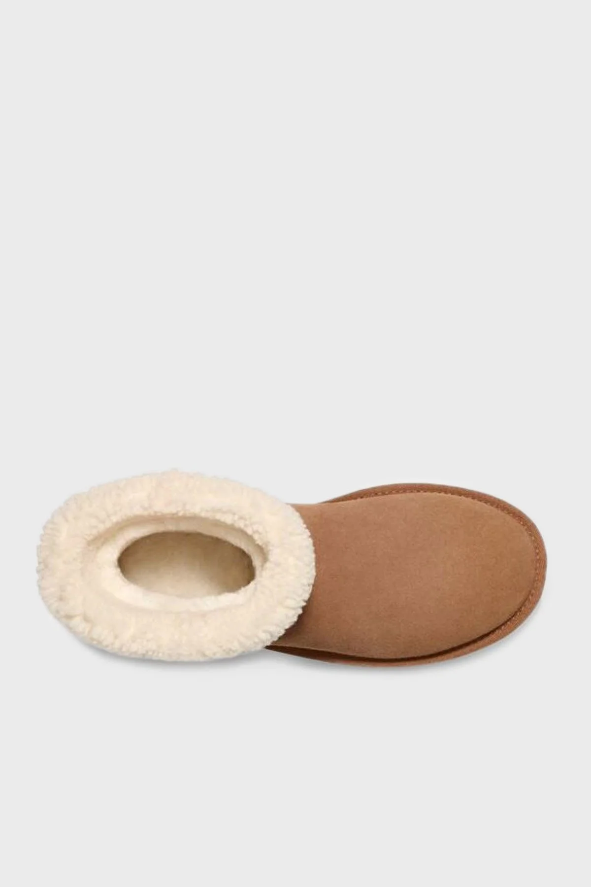 Ugg Klasik Mini Atherson İşlemeli Gerçek Yumuşak Tüylü Süet Kadın Bot 1158281 TABA - 4