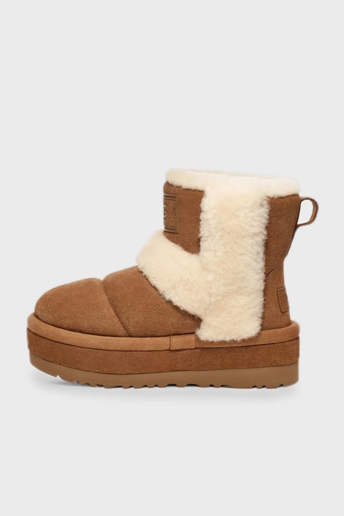 Ugg Kürk Detaylı Kalın Taban Hakiki Deri Bayan Bot 1144046 TABA - 2