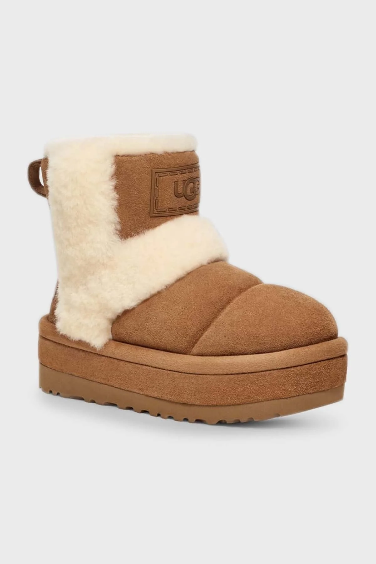 Ugg Kürk Detaylı Kalın Taban Hakiki Deri Bayan Bot 1144046 TABA - 3